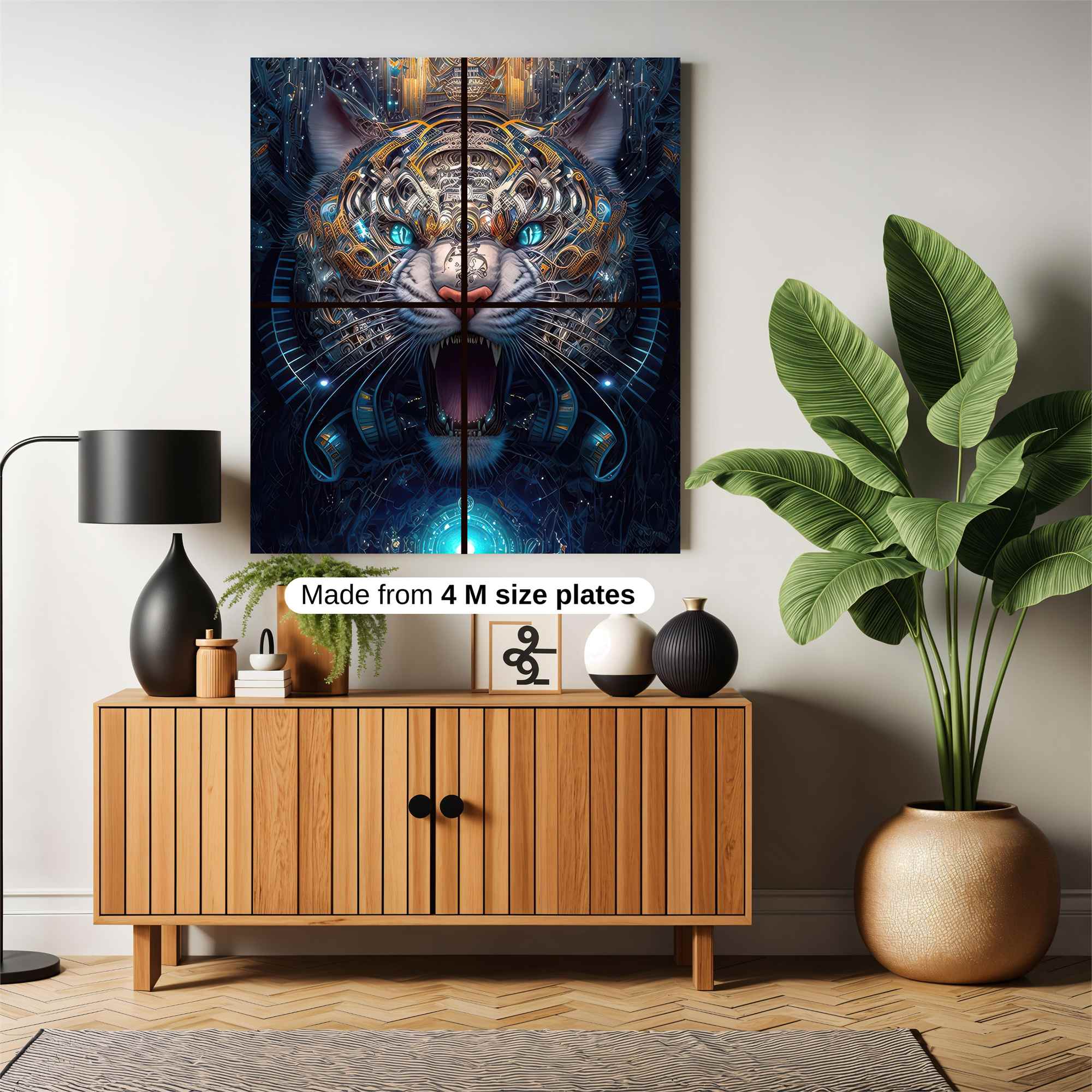 Tiger Enigma Safe Wall Magnetic / M