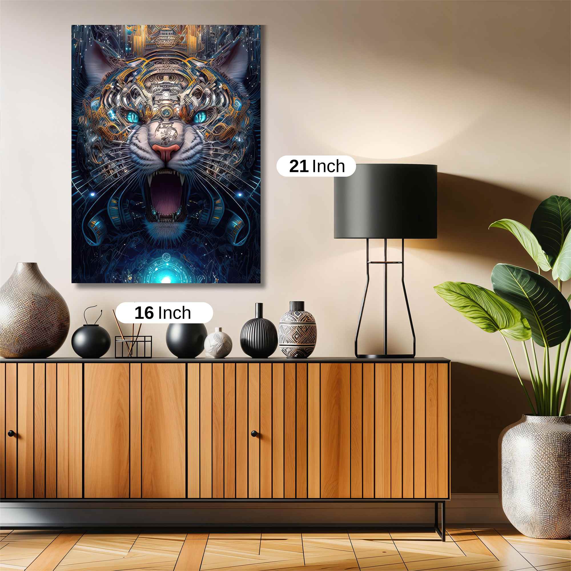 Tiger Enigma Safe Wall Magnetic / M