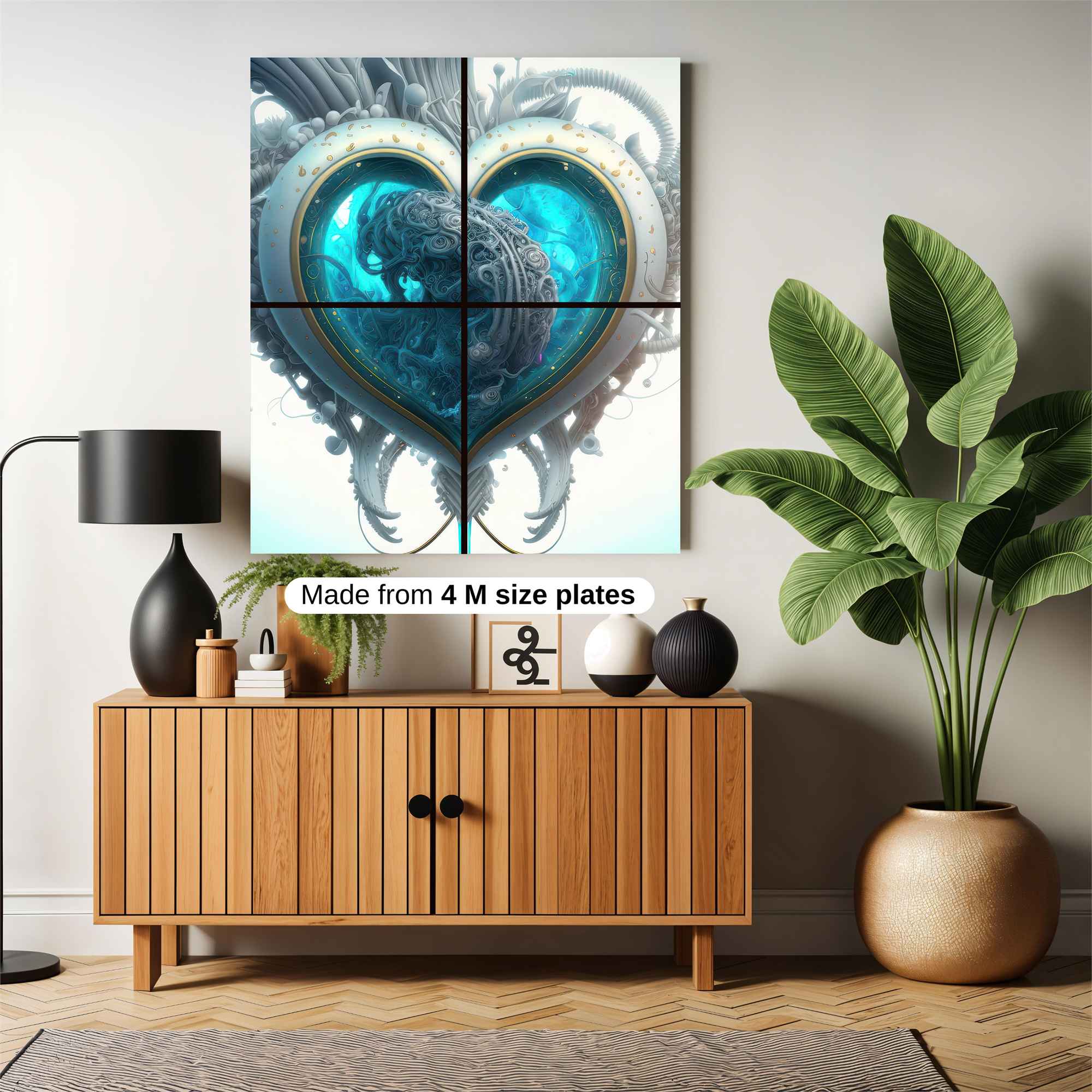 Heart Enigma Safe Wall Magnetic / M