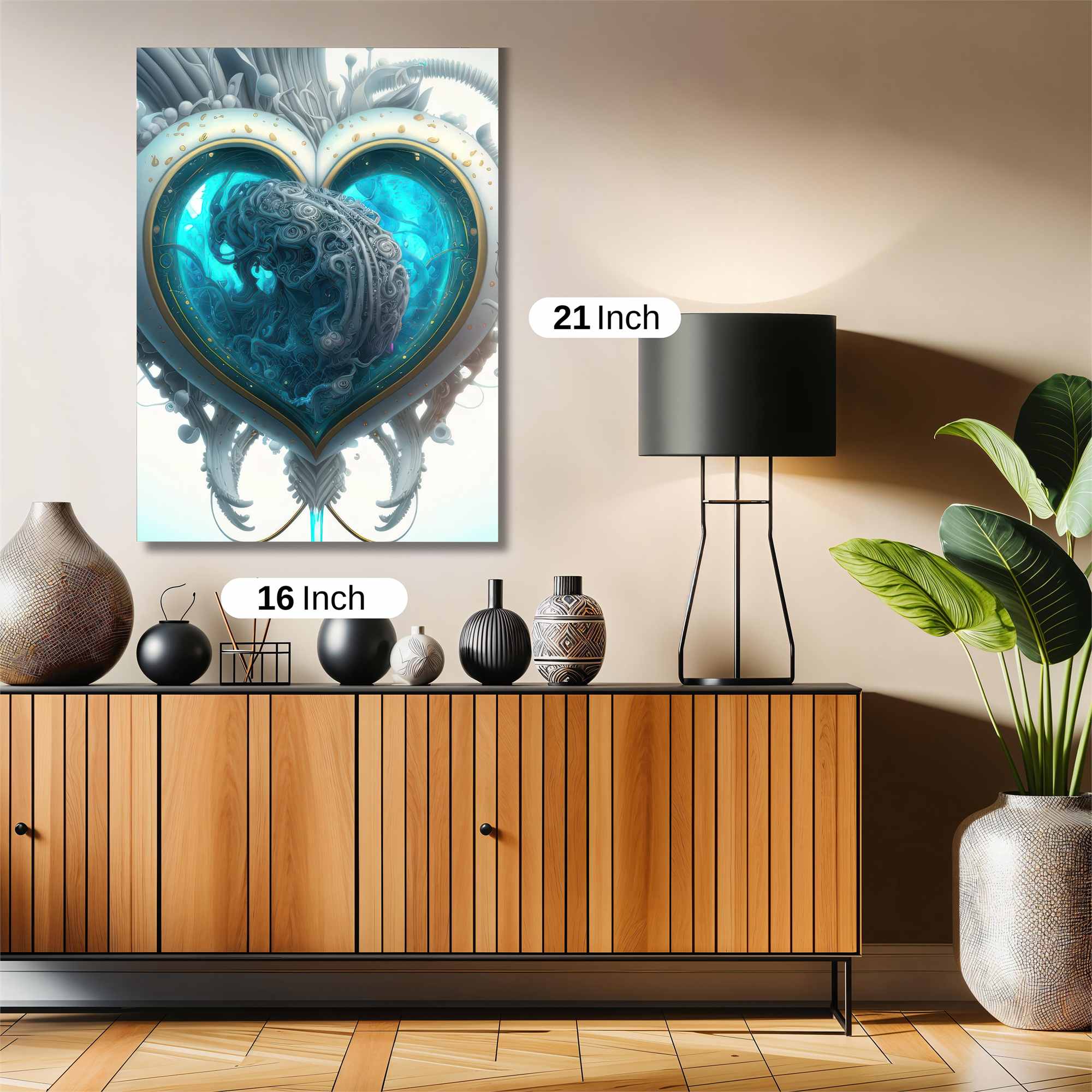Heart Enigma Safe Wall Magnetic / M