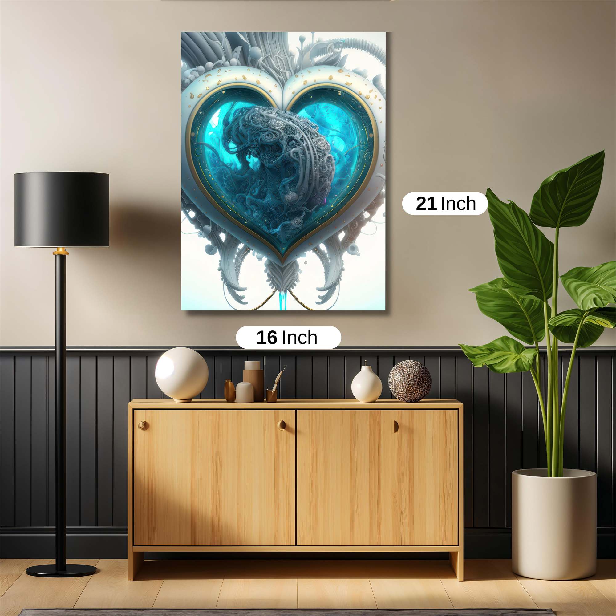 Heart Enigma Safe Wall Magnetic / M