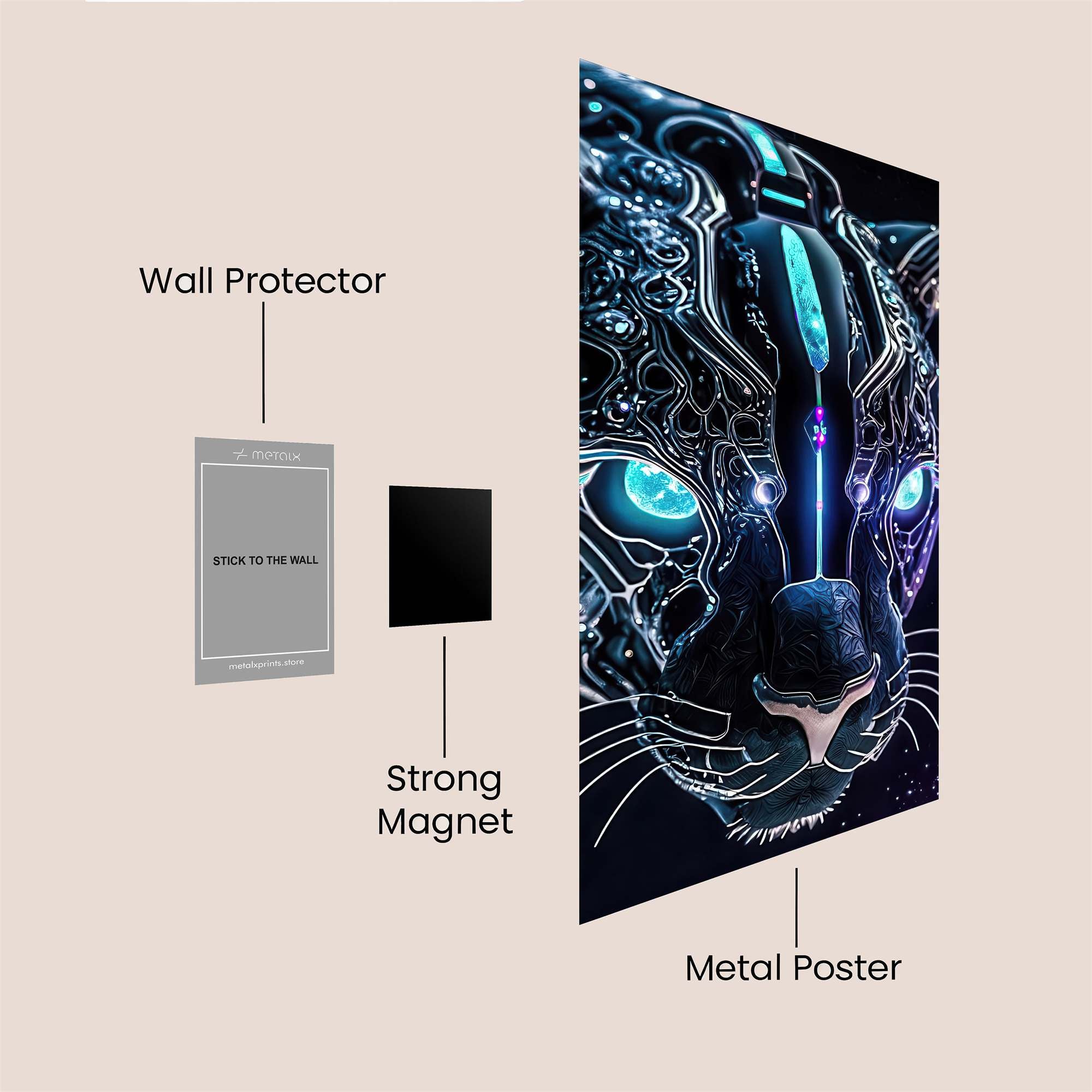 Panther Enigma Safe Wall Magnetic / M