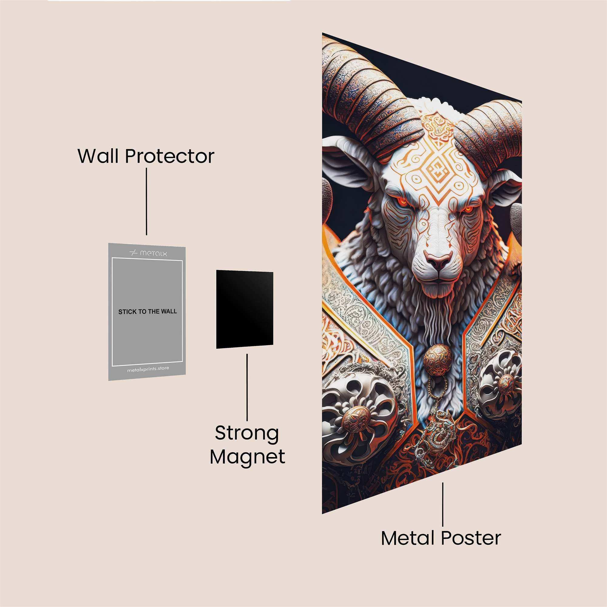 Ram Regal Safe Wall Magnetic / M