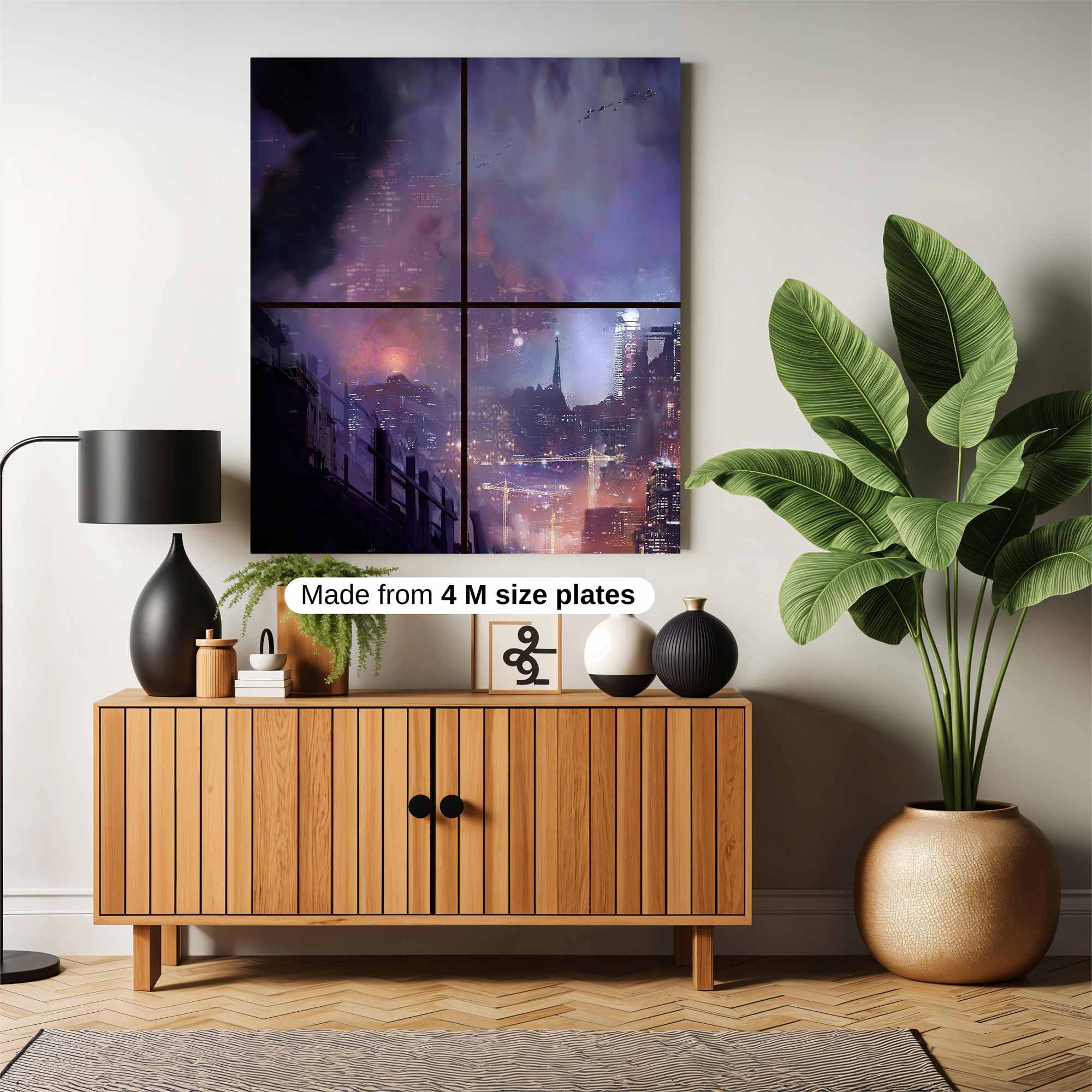 Cityscape Reverie Safe Wall Magnetic / M