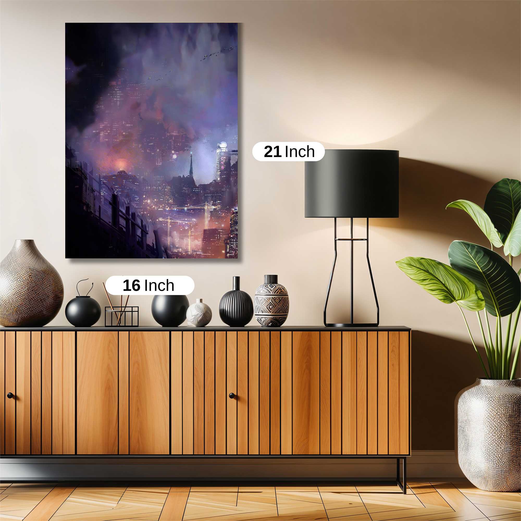 Cityscape Reverie Safe Wall Magnetic / M