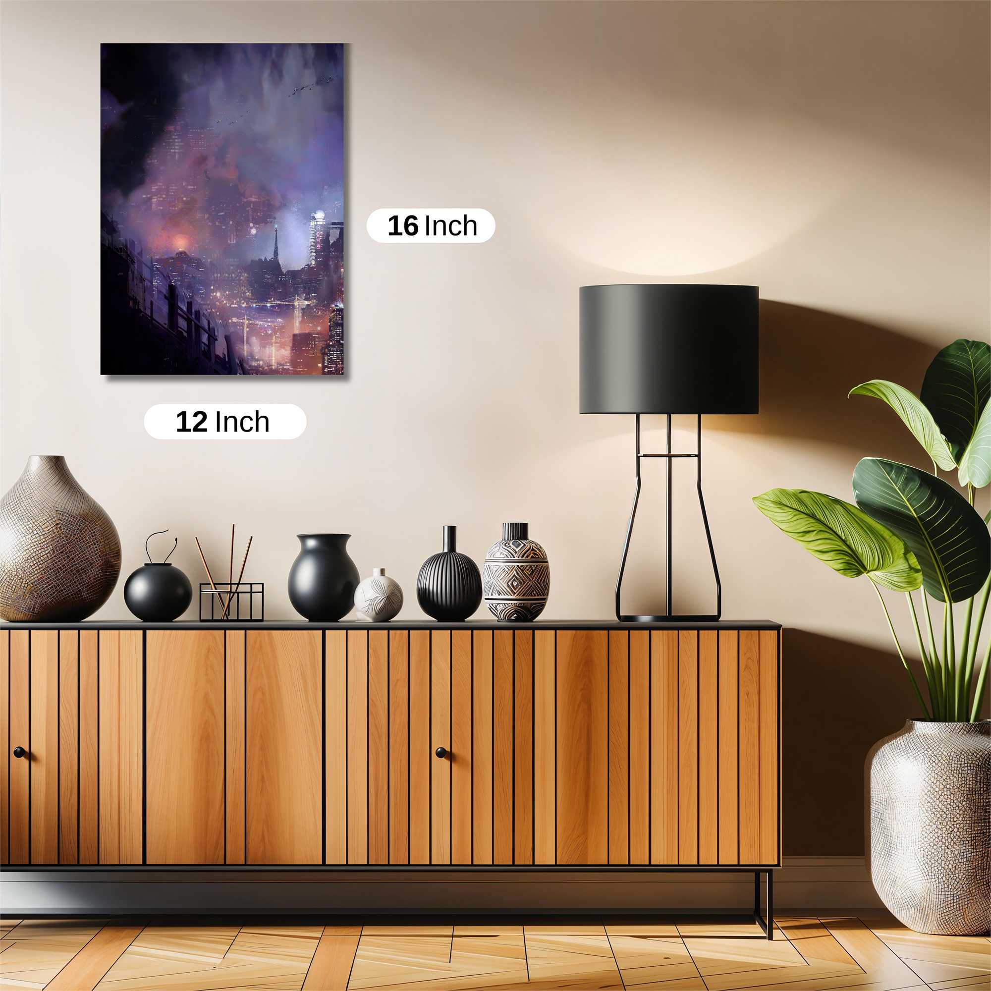 Cityscape Reverie Safe Wall Magnetic / M