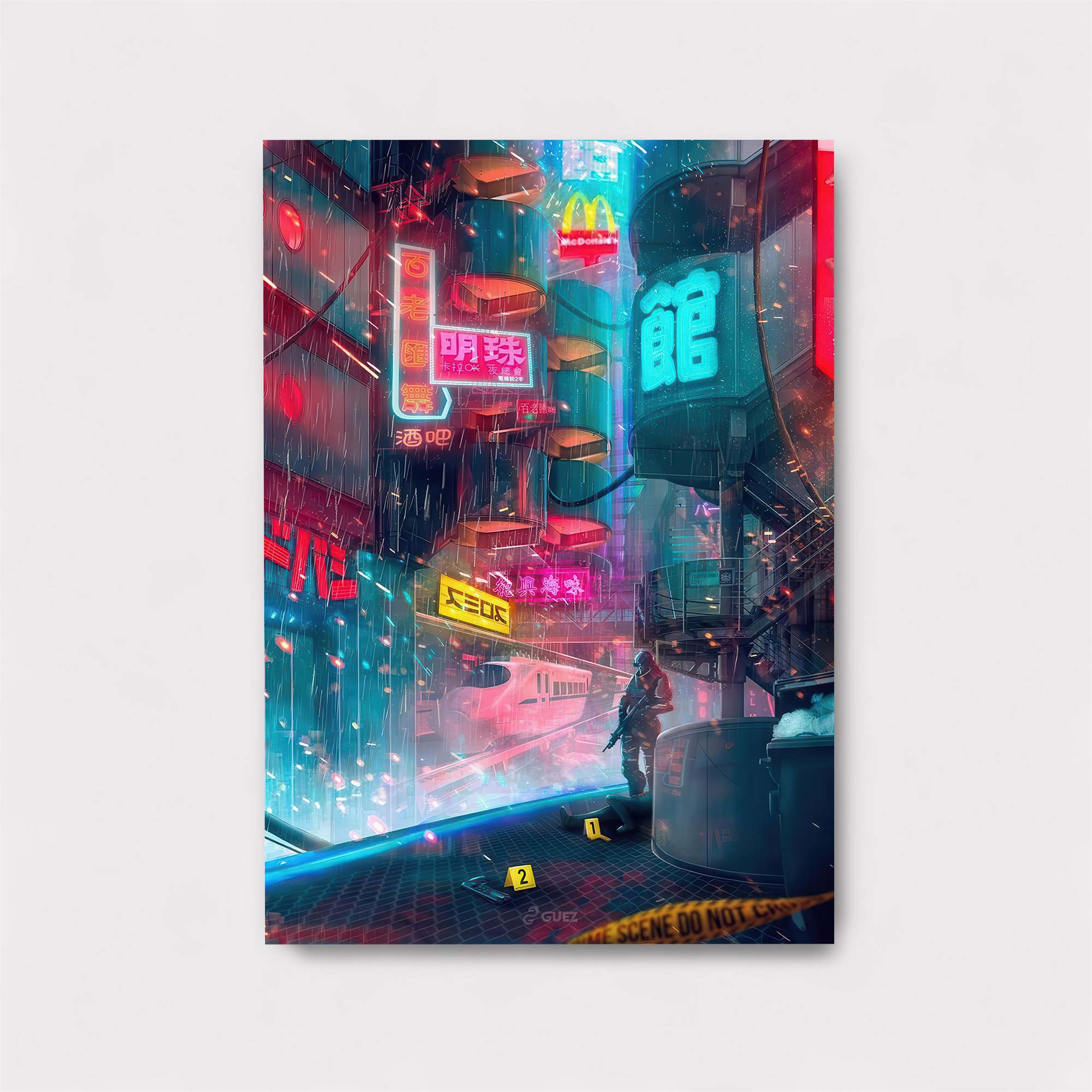 Neon Mystery Safe Wall Magnetic / M