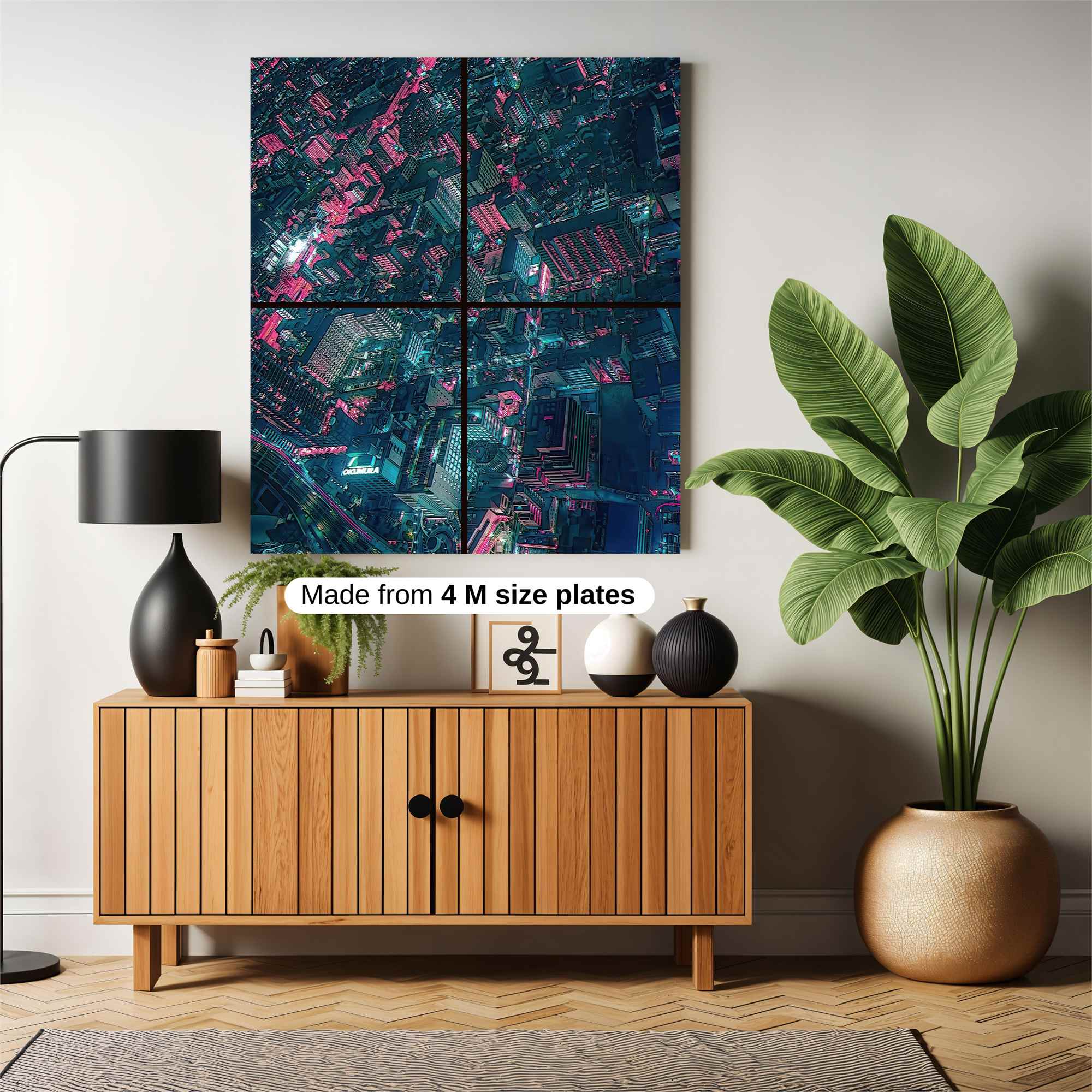 Neon Metropolis Safe Wall Magnetic / M