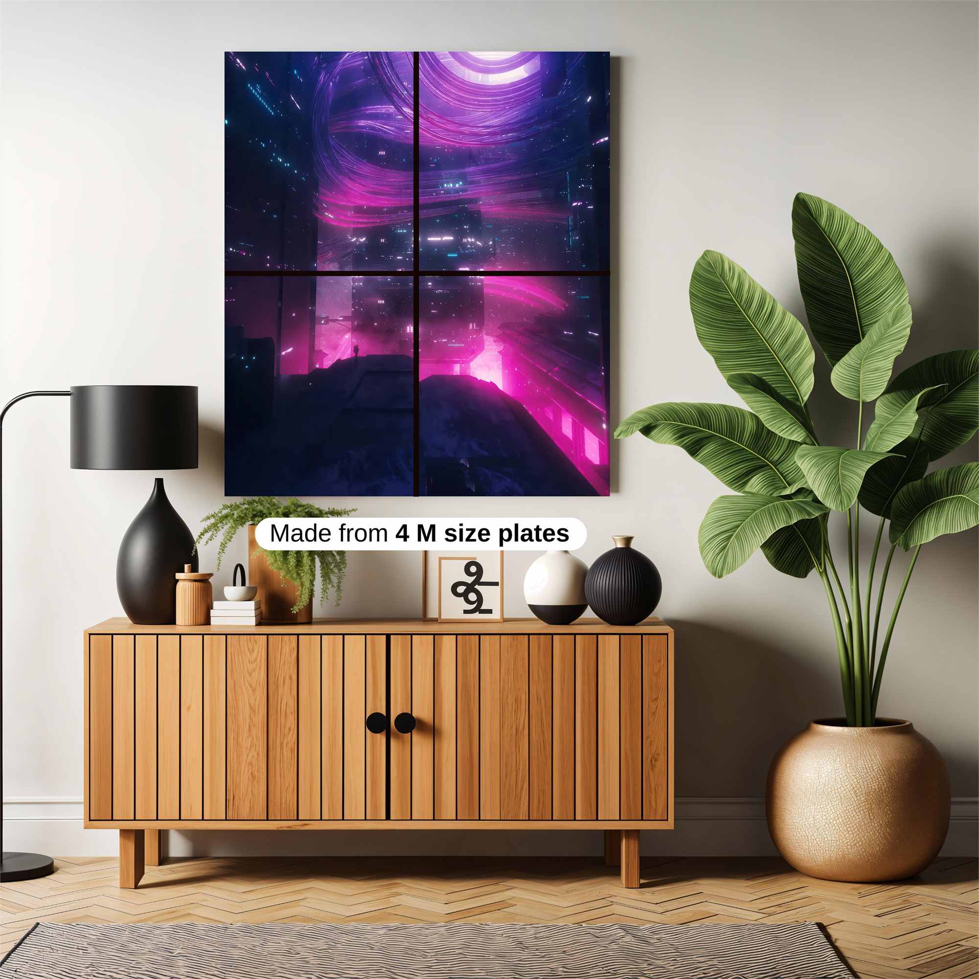 Neon Vortex Safe Wall Magnetic / M