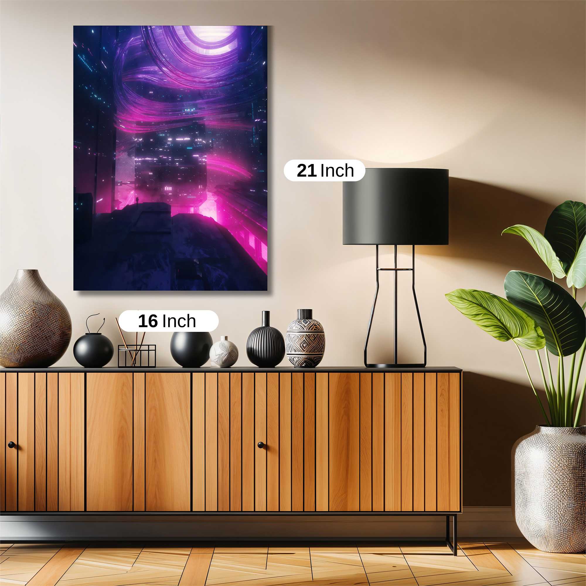 Neon Vortex Safe Wall Magnetic / M