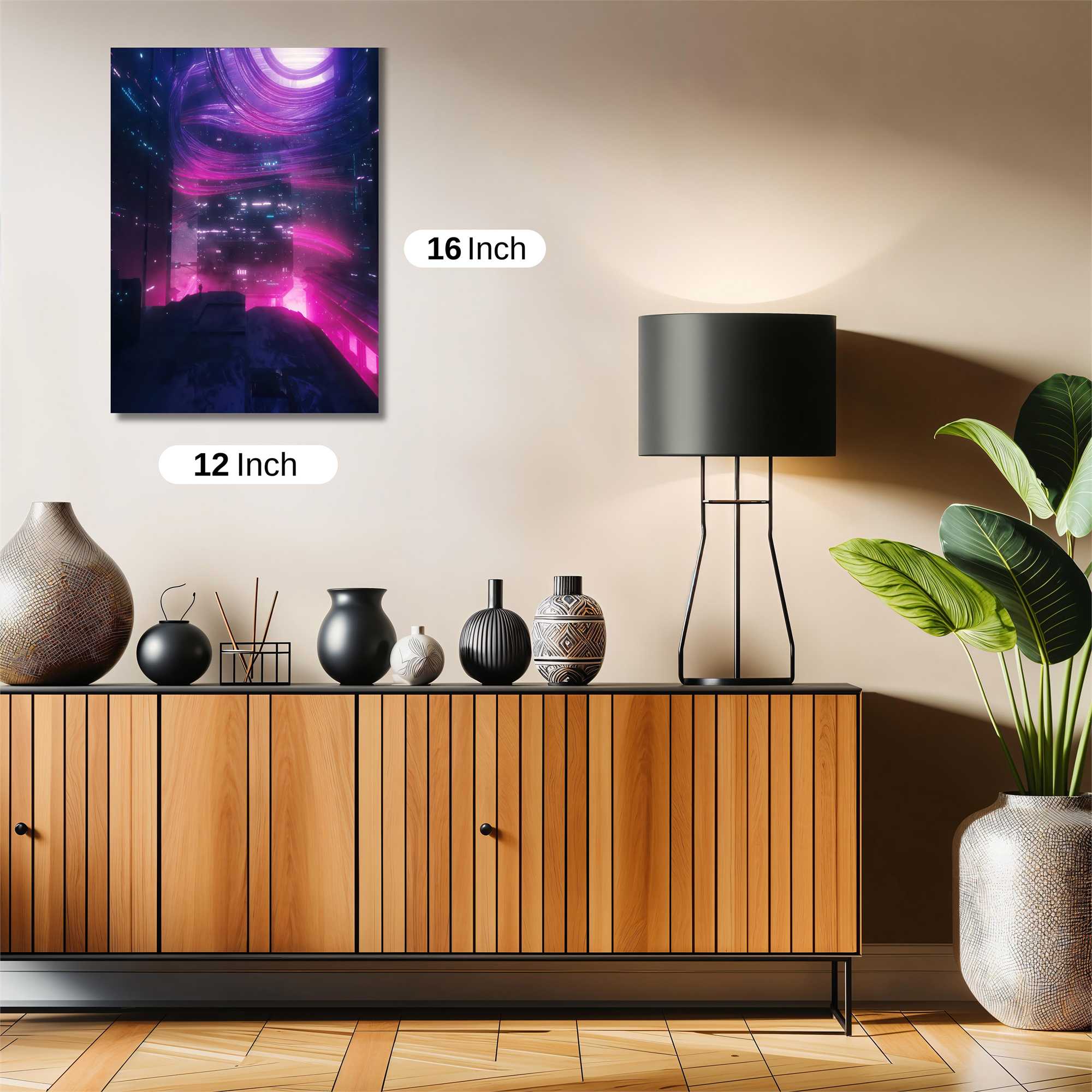 Neon Vortex Safe Wall Magnetic / M