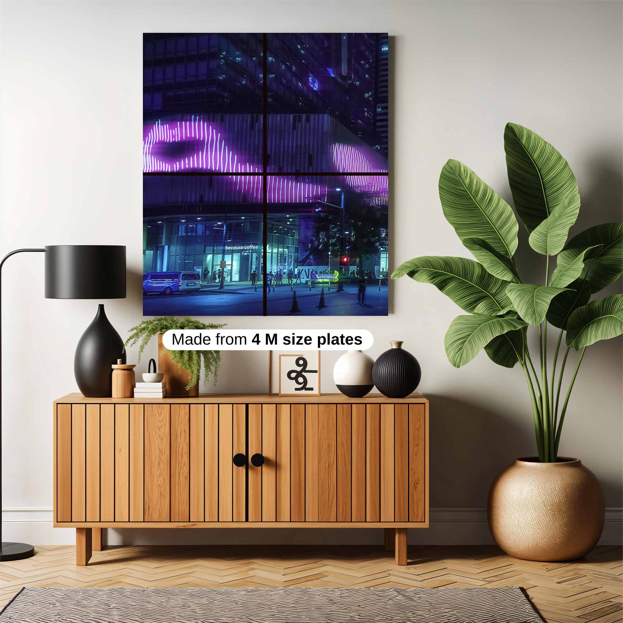 Neon Serenity Safe Wall Magnetic / M