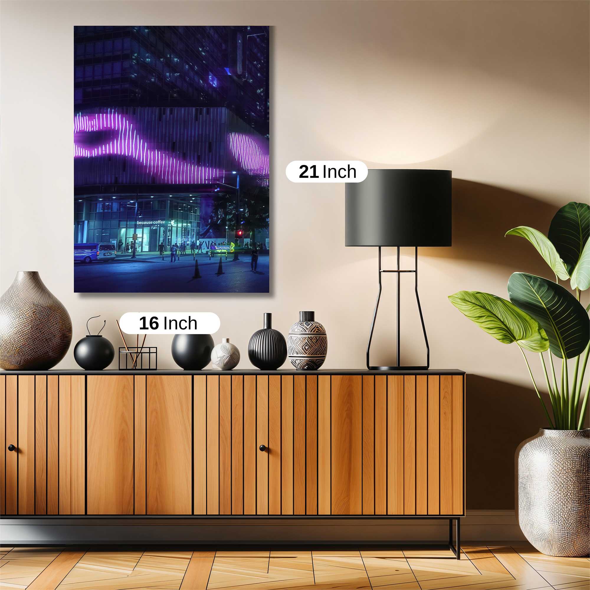 Neon Serenity Safe Wall Magnetic / M