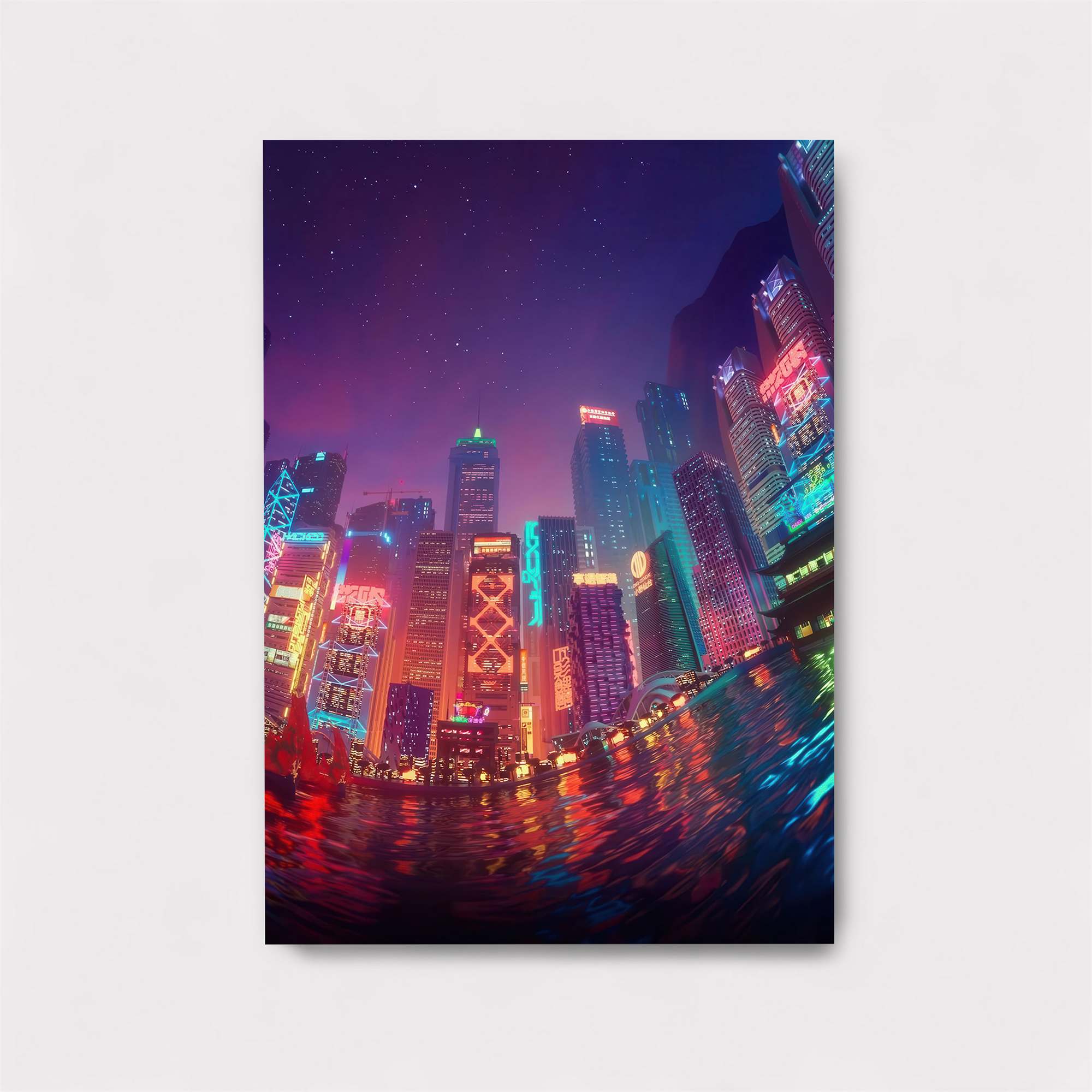 Neon Tranquility Safe Wall Magnetic / M