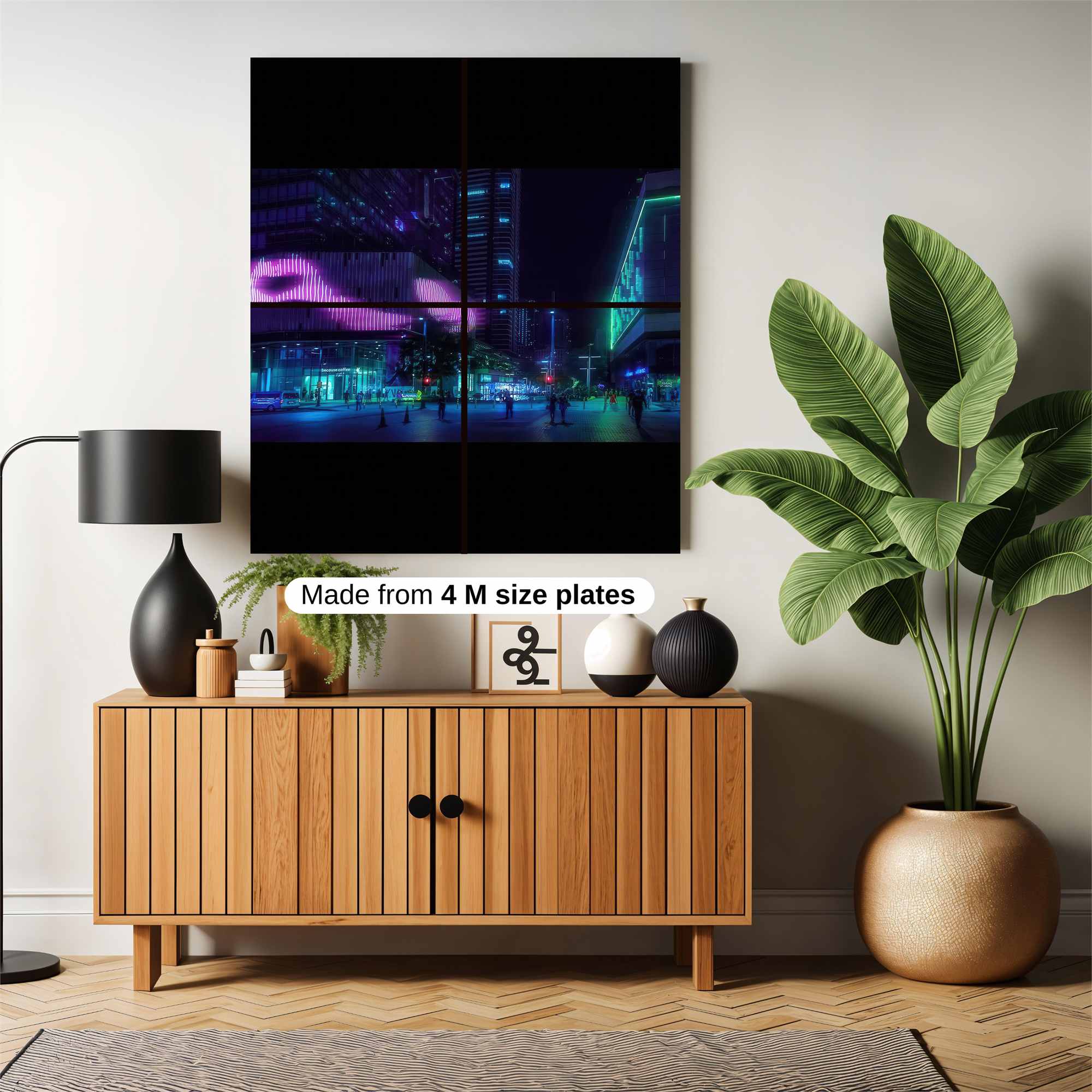 Neon Echoes Safe Wall Magnetic / M