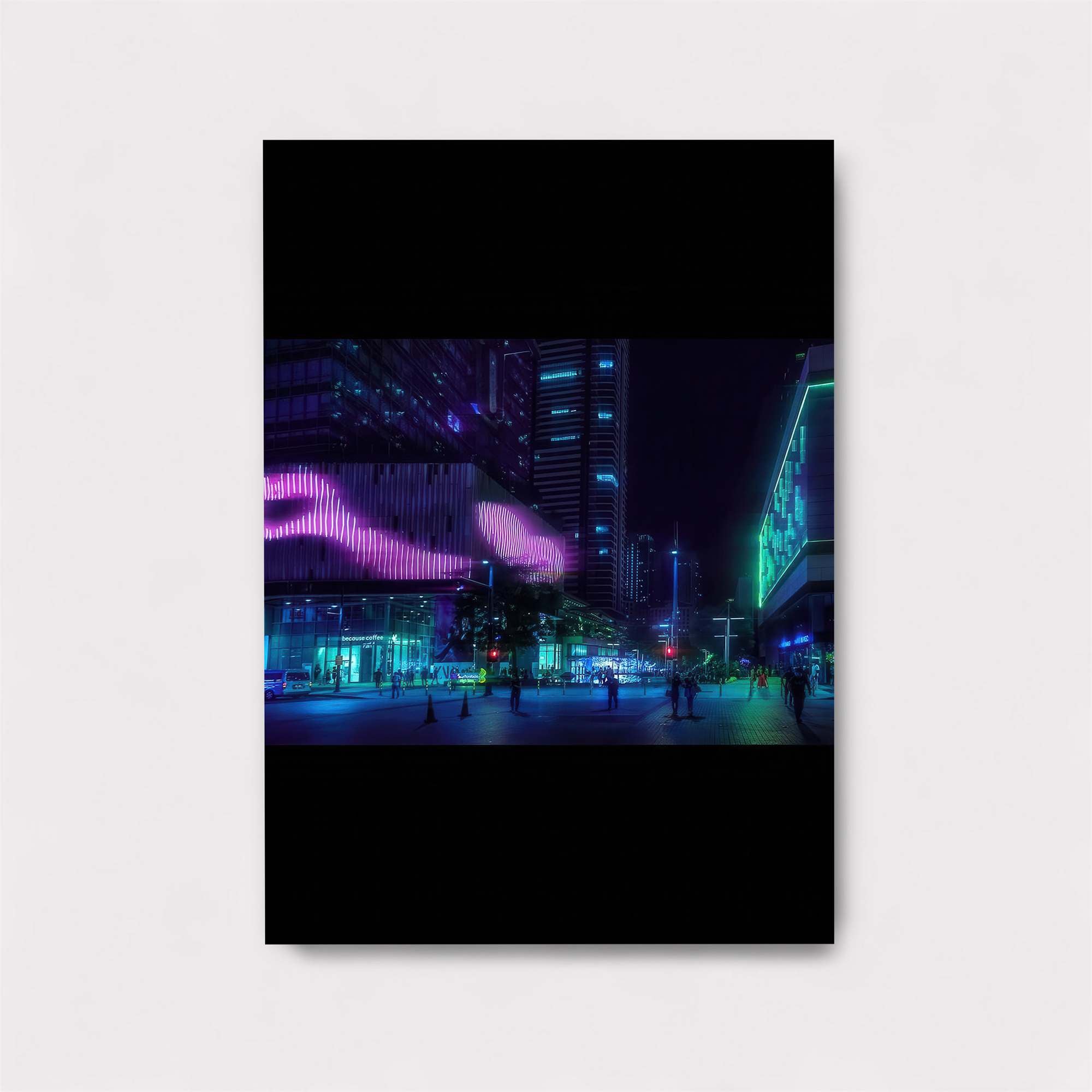 Neon Echoes Safe Wall Magnetic / M