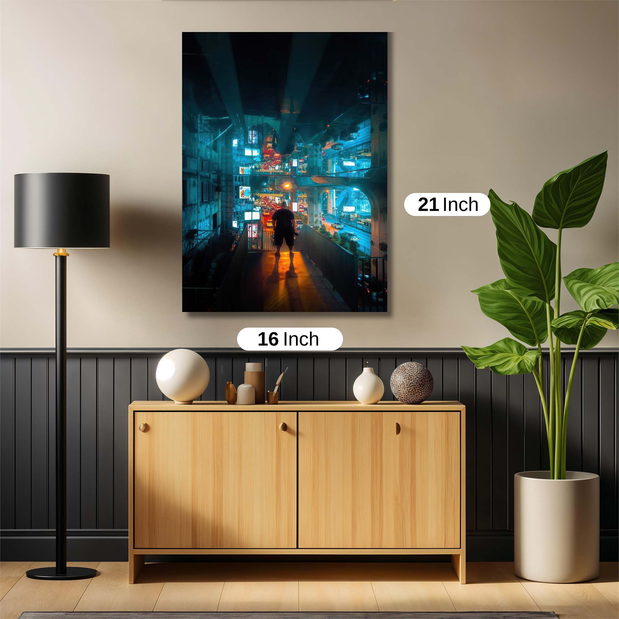 Neon Voyage Safe Wall Magnetic / M