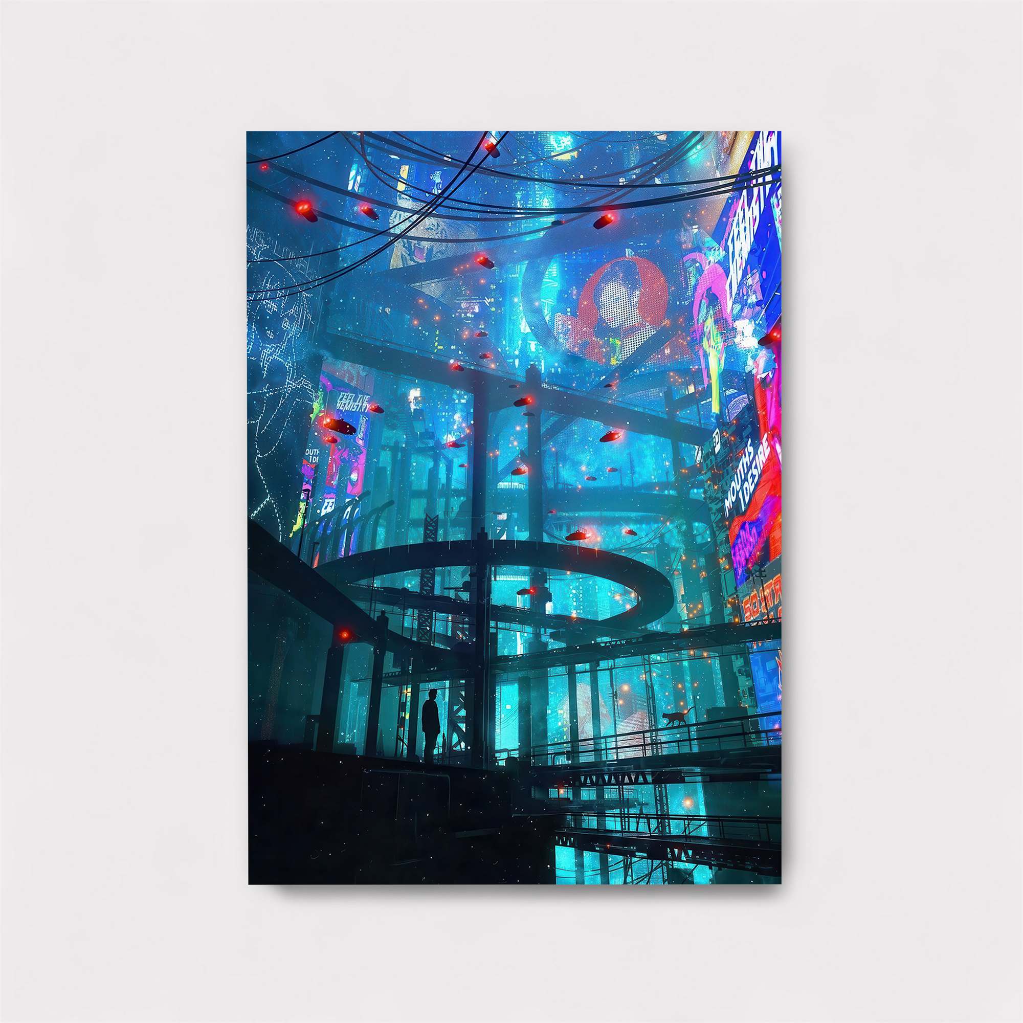 Neon Reverie Safe Wall Magnetic / M