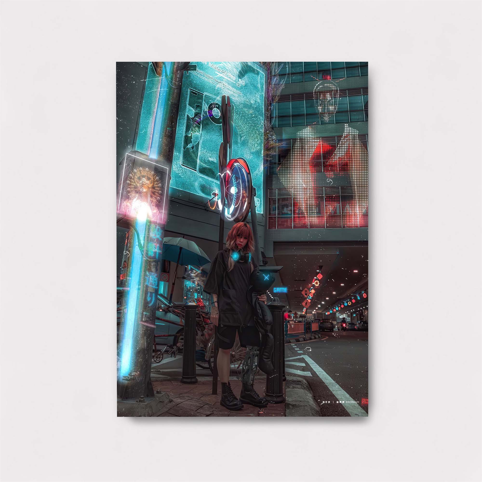 Neon Reverie Safe Wall Magnetic / M