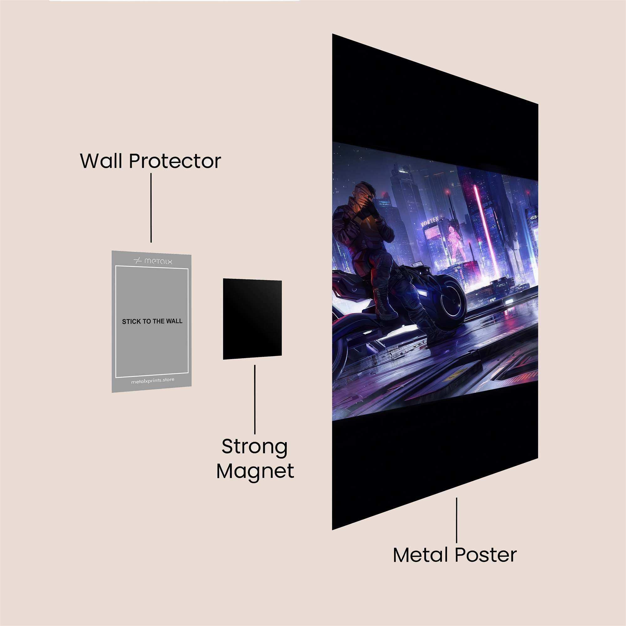 Gothic Enigma Safe Wall Magnetic / M