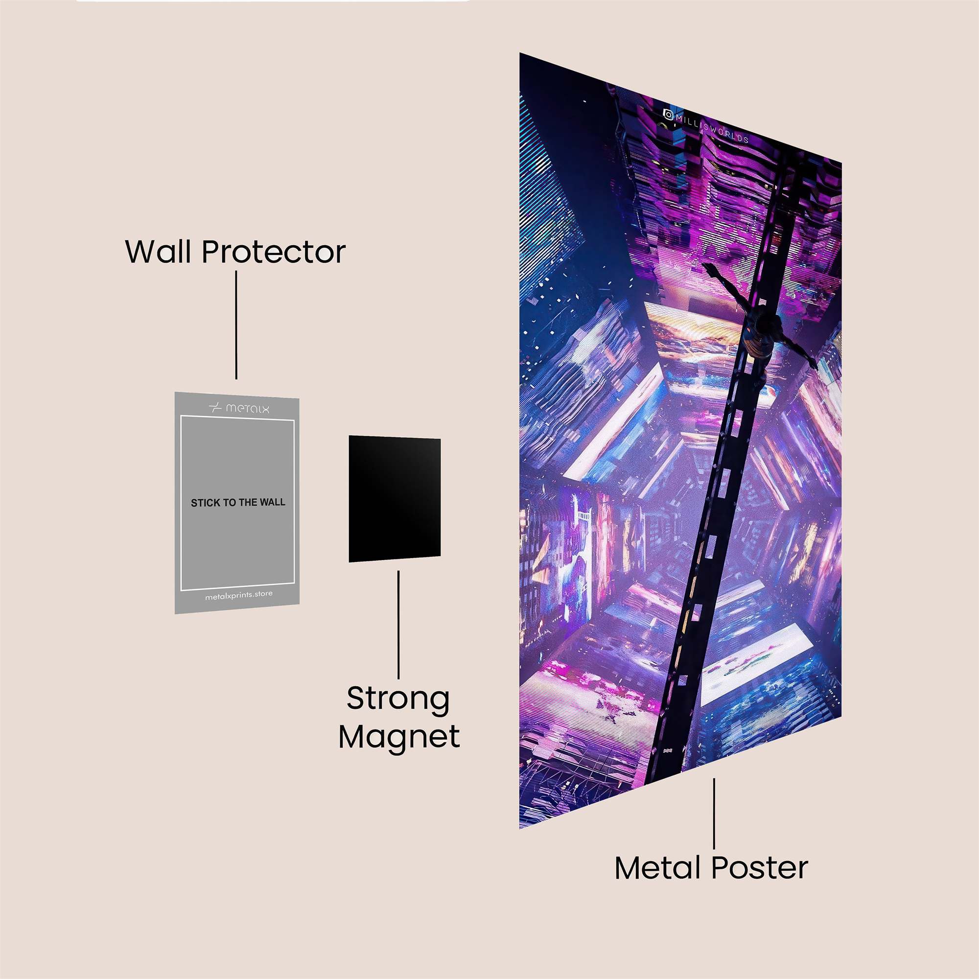 Luminous Odyssey Safe Wall Magnetic / M