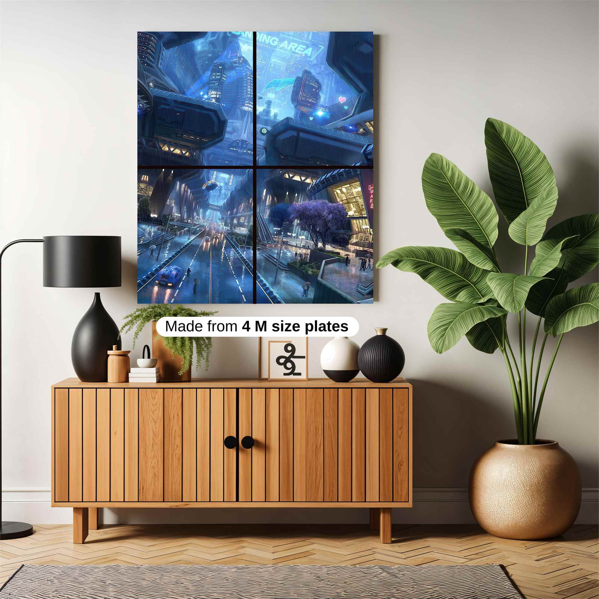 Futuristic Enigma Safe Wall Magnetic / M