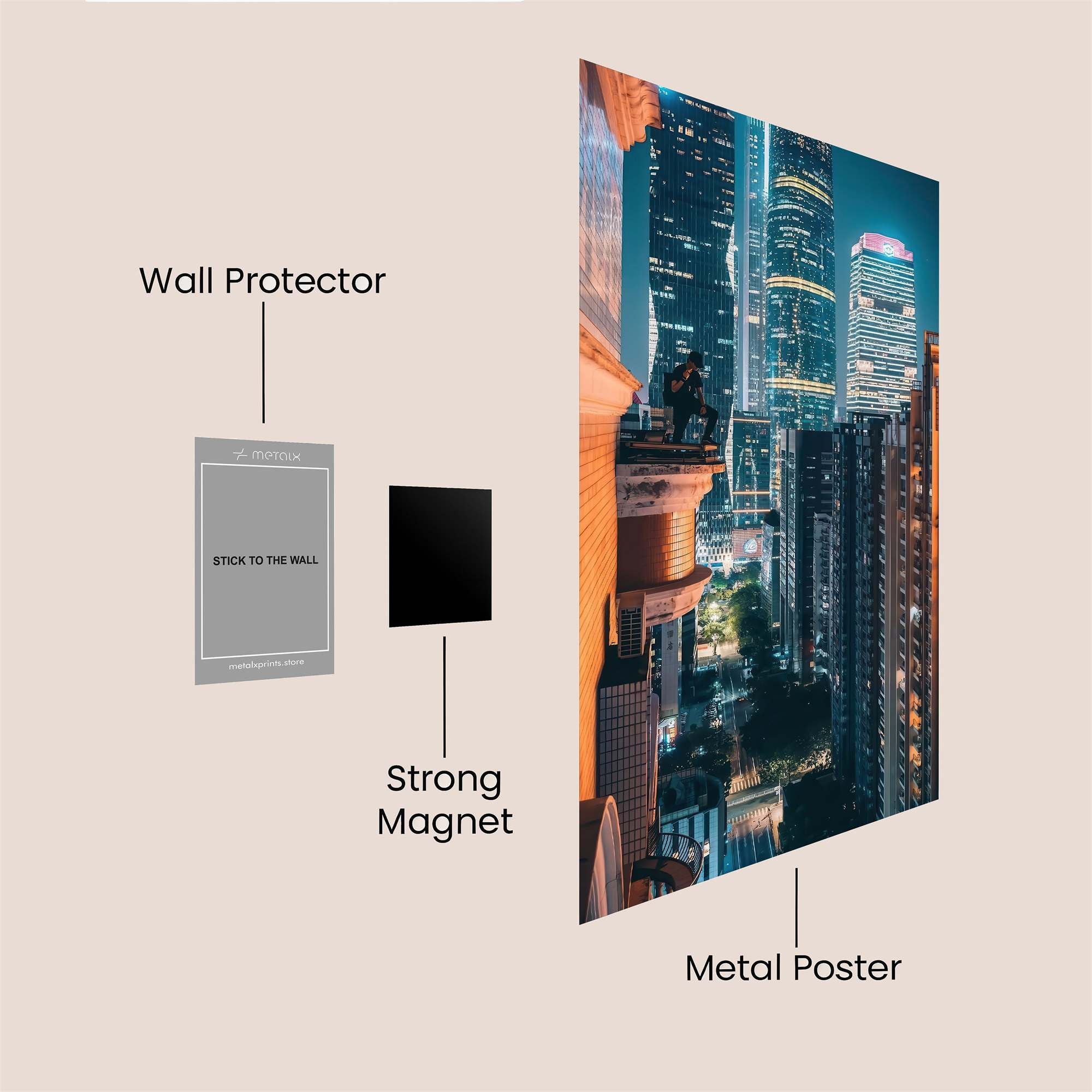 Urban Vertigo Safe Wall Magnetic / M