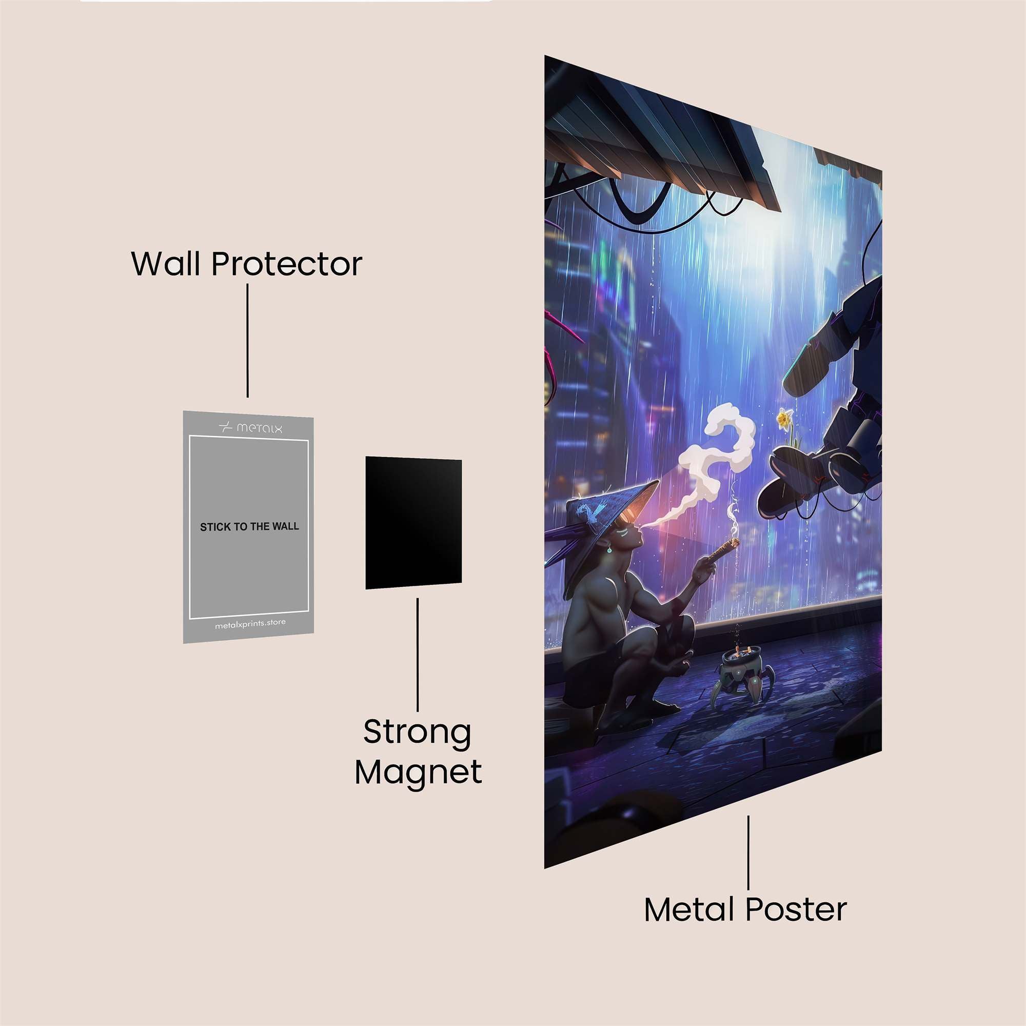 Skyward Romance Safe Wall Magnetic / M