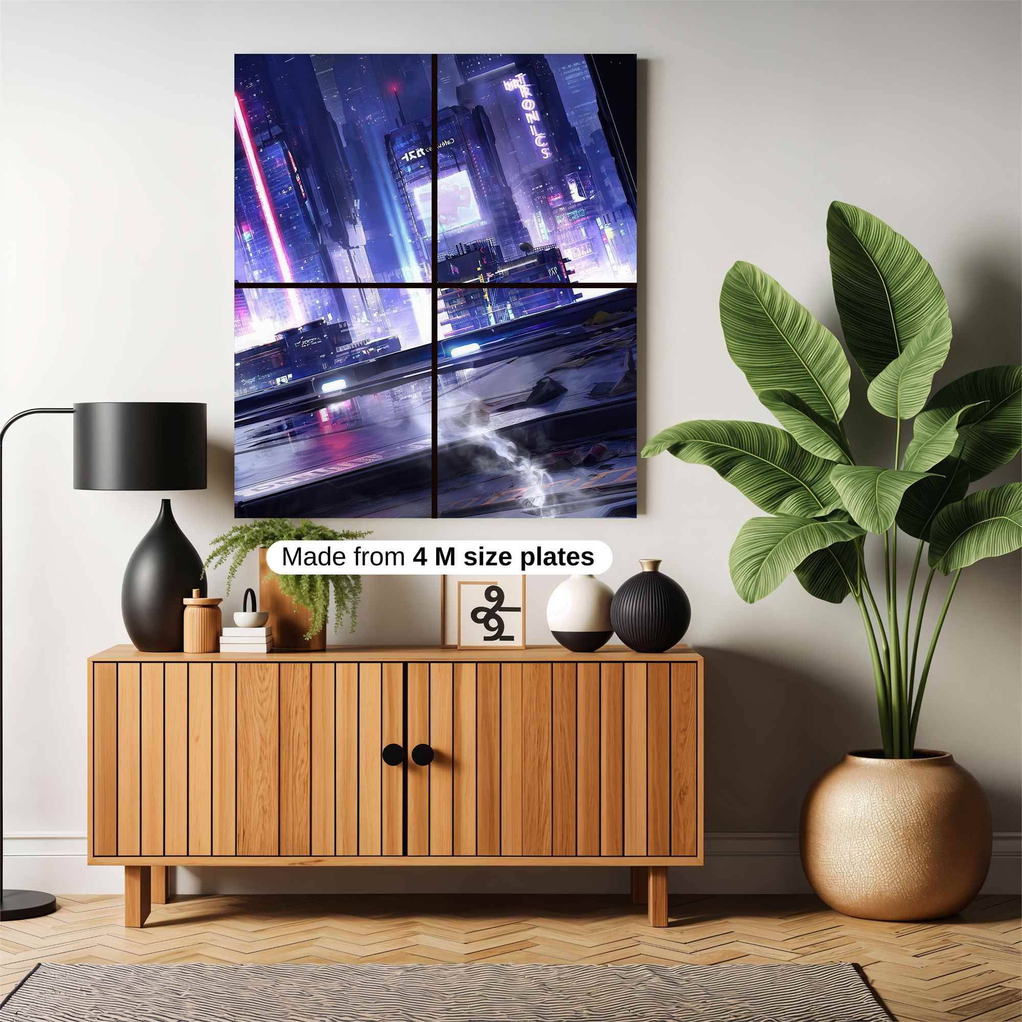 Neon Serenity Safe Wall Magnetic / M