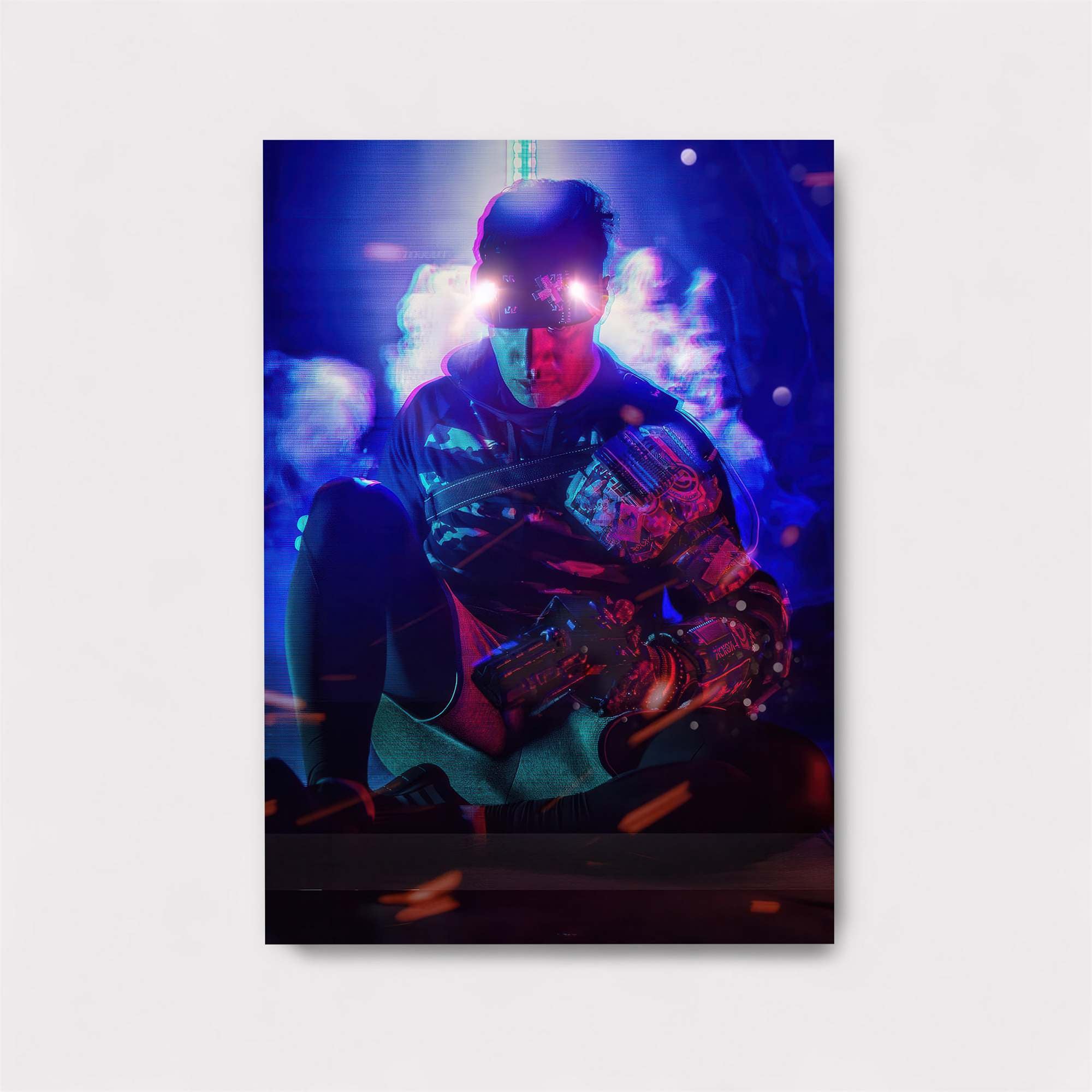 Cyberpunk Glow Safe Wall Magnetic / M