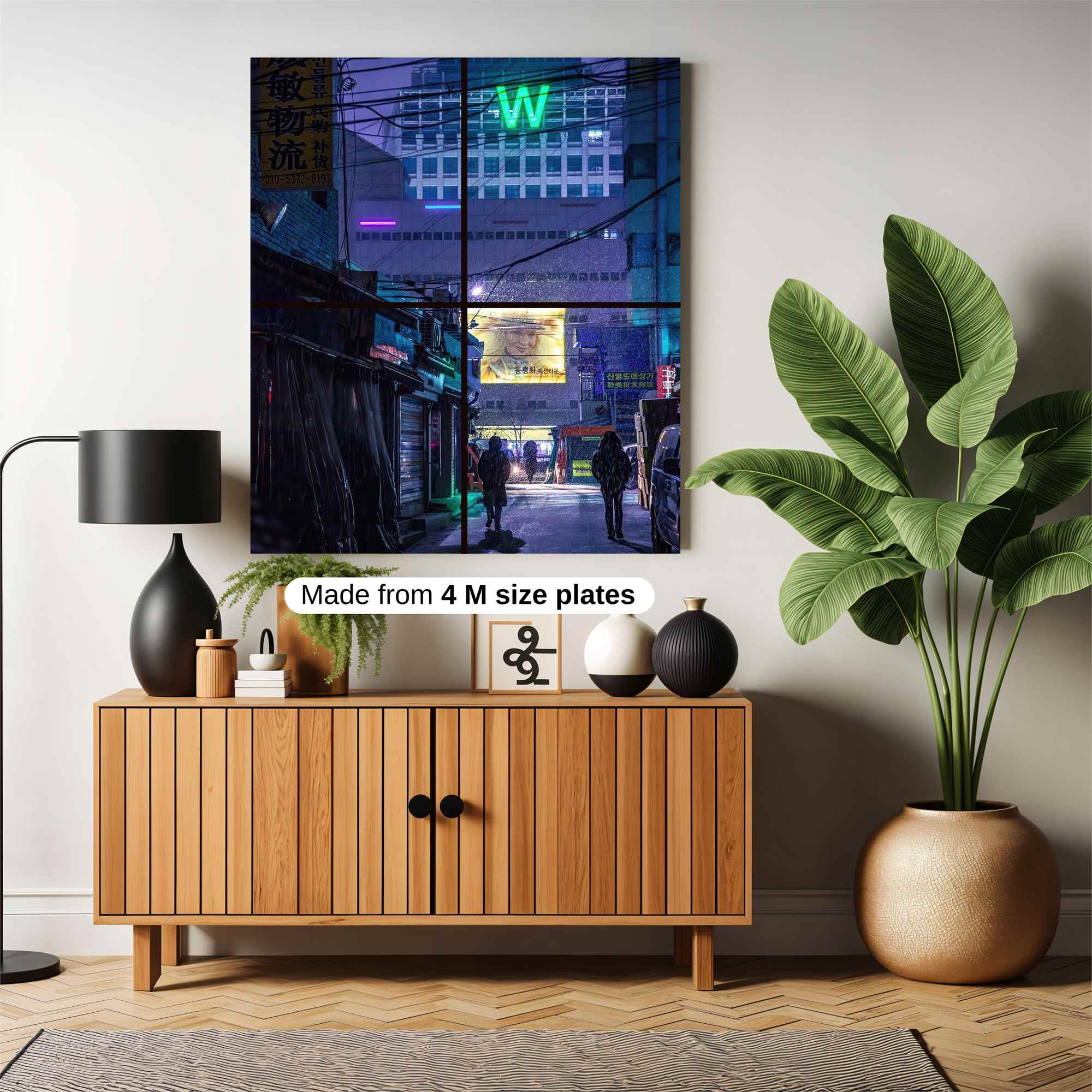 Neon Serenity Safe Wall Magnetic / M