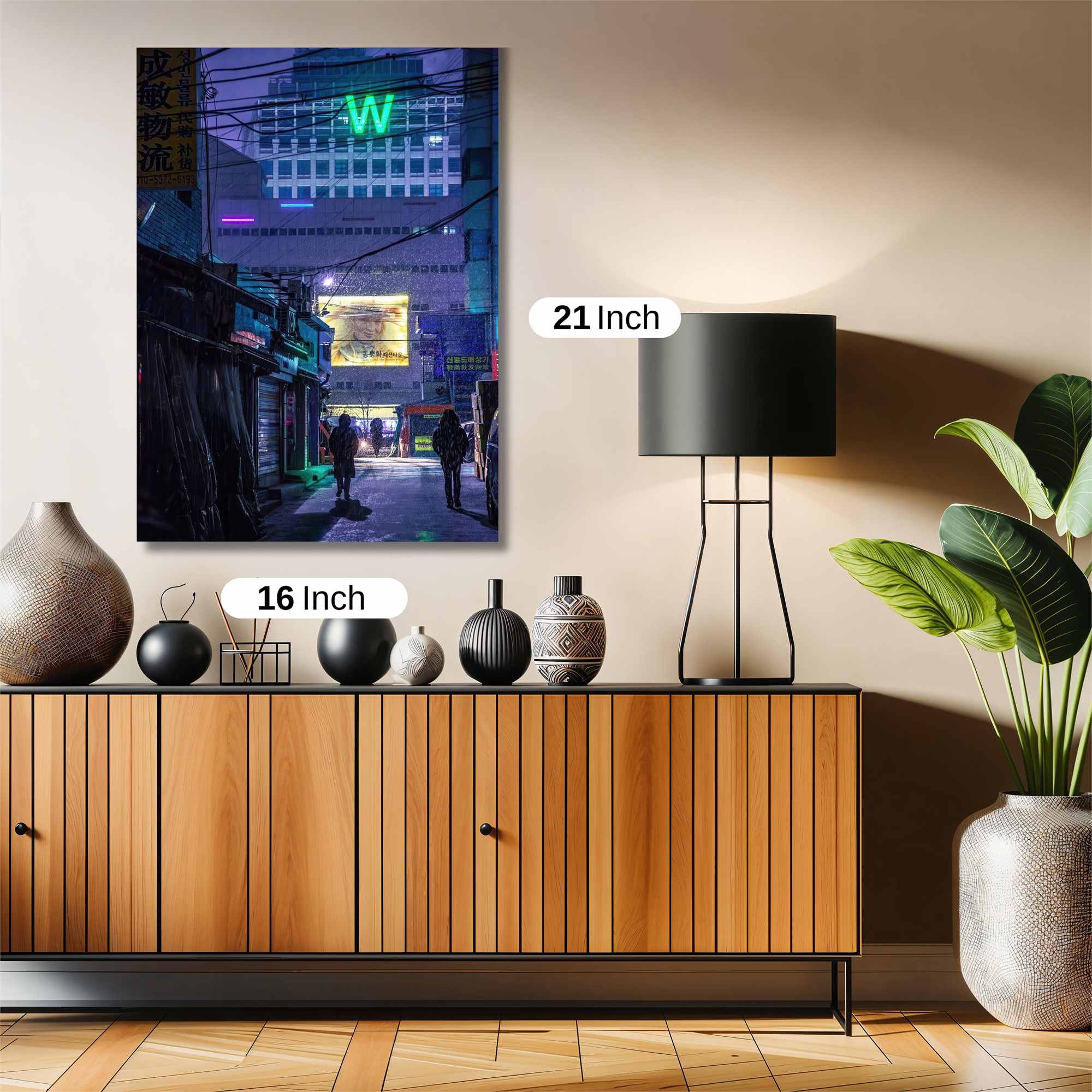 Neon Serenity Safe Wall Magnetic / M