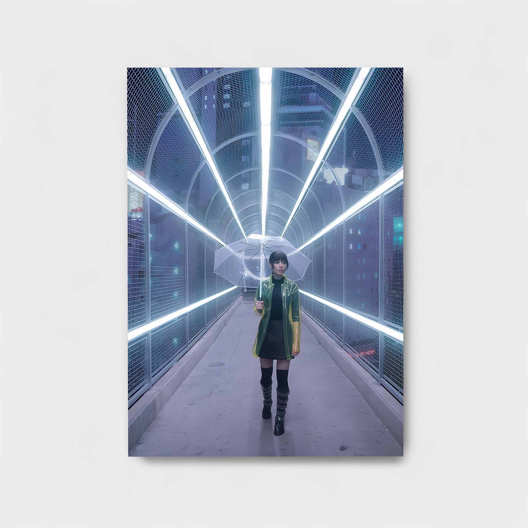 Futuristic Passage Safe Wall Magnetic / M