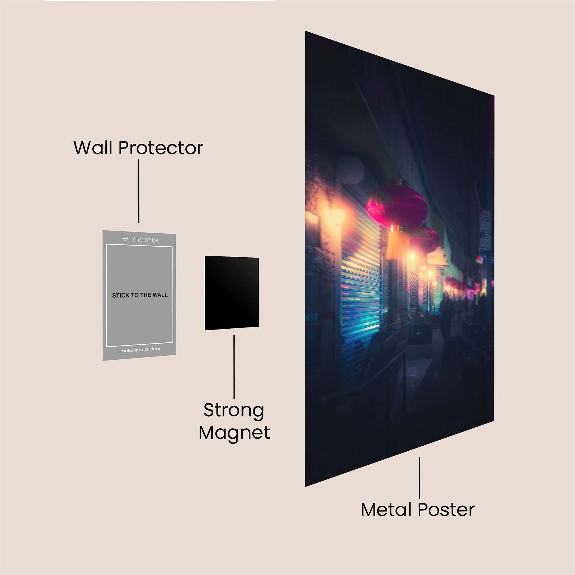 Lanterns Dreamscape Safe Wall Magnetic / M