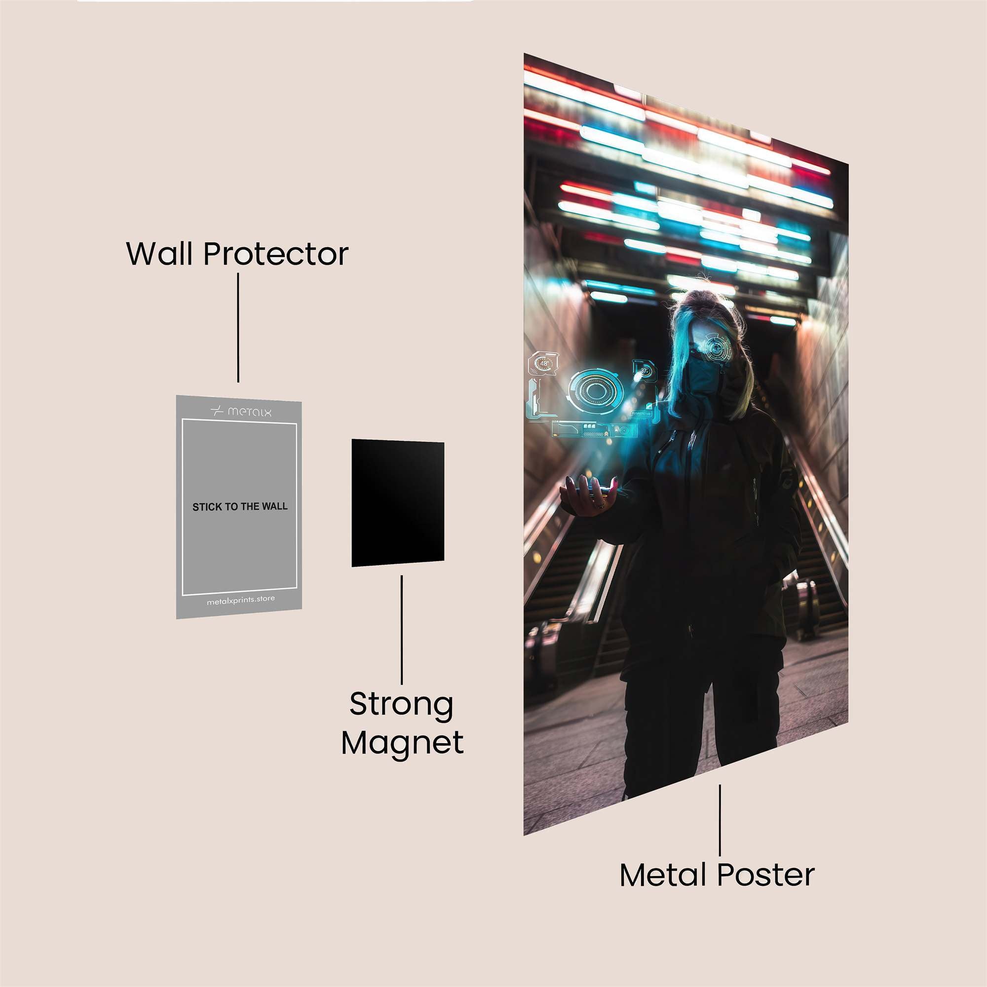 Hologram Harmony Safe Wall Magnetic / M