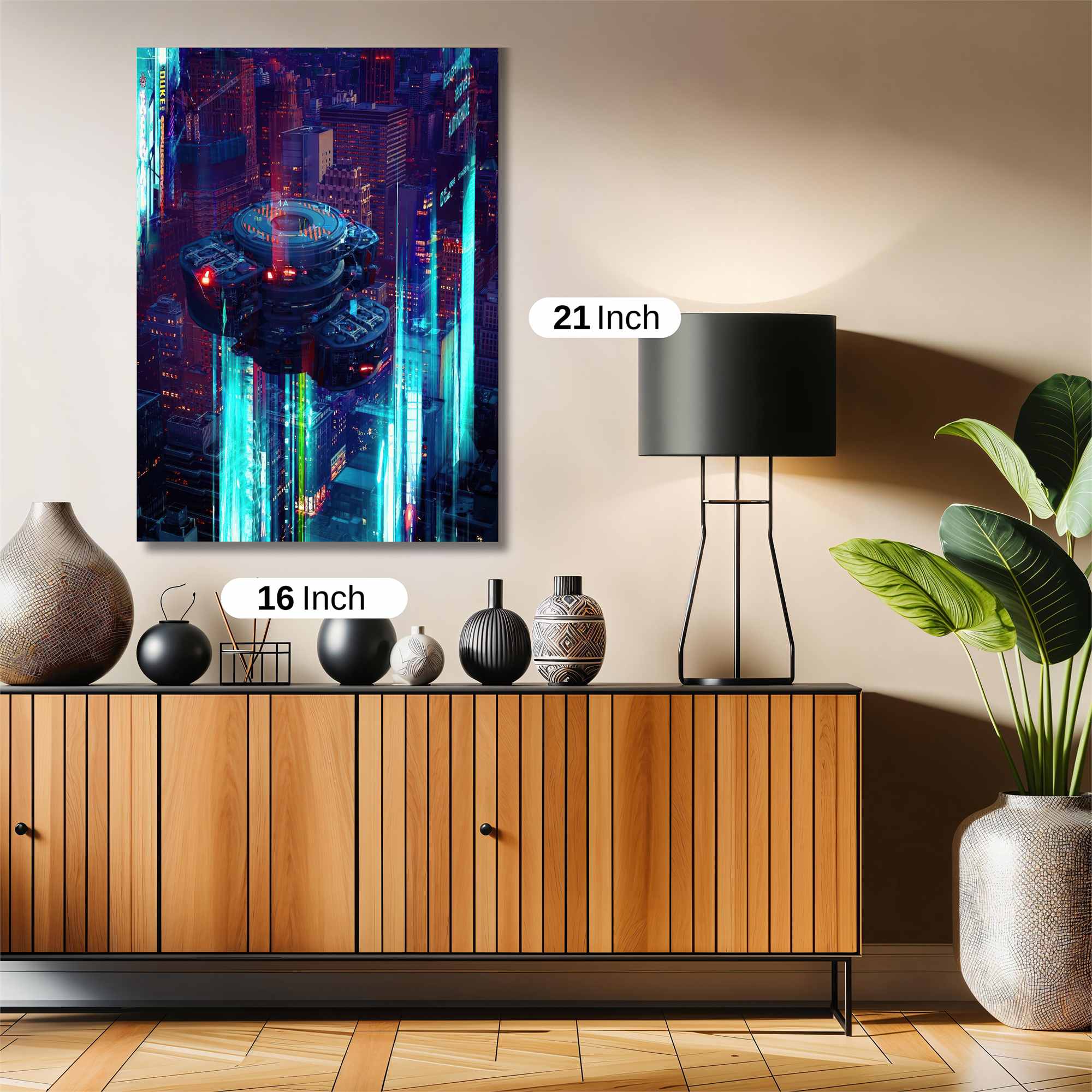 Futuristic Ascent Safe Wall Magnetic / M