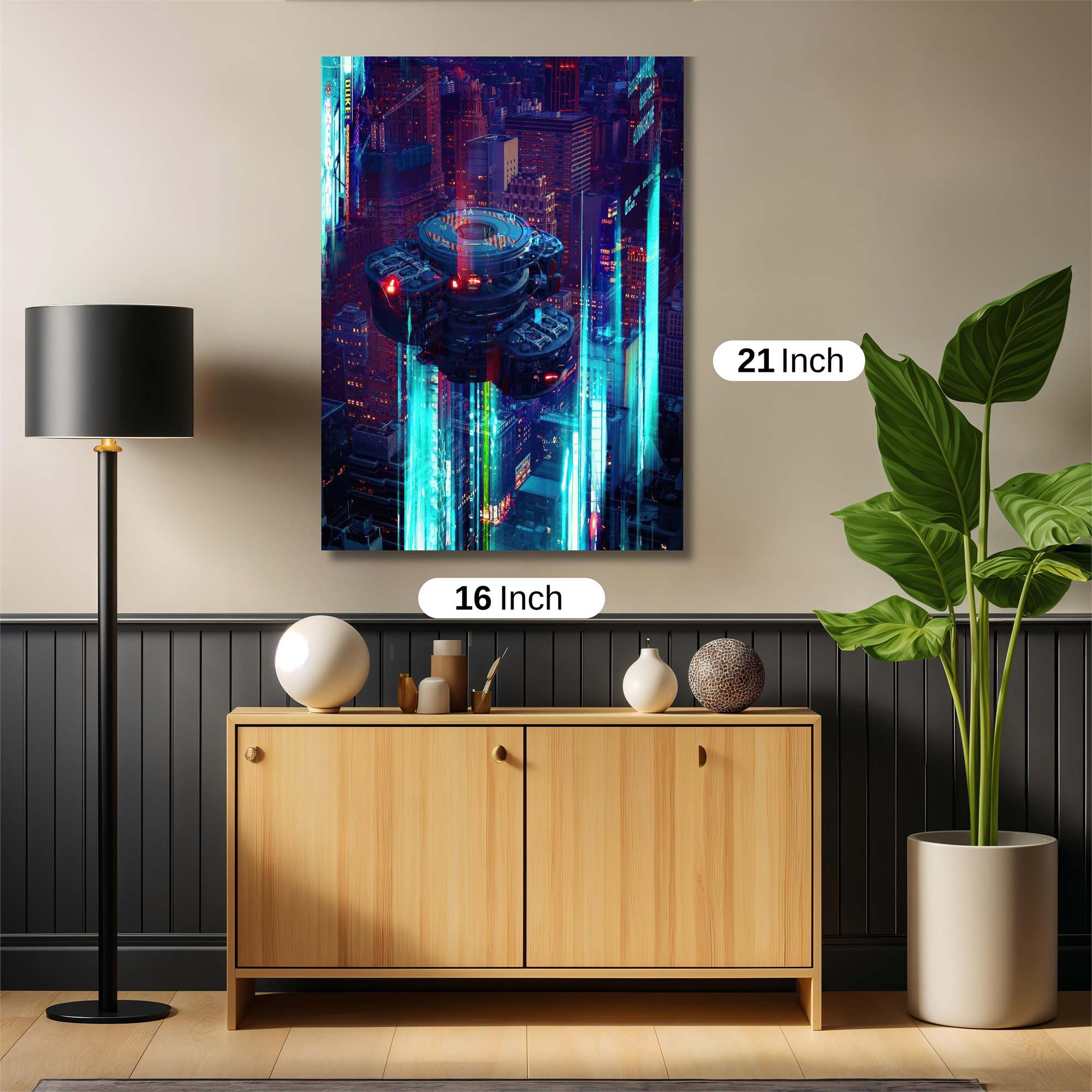 Futuristic Ascent Safe Wall Magnetic / M