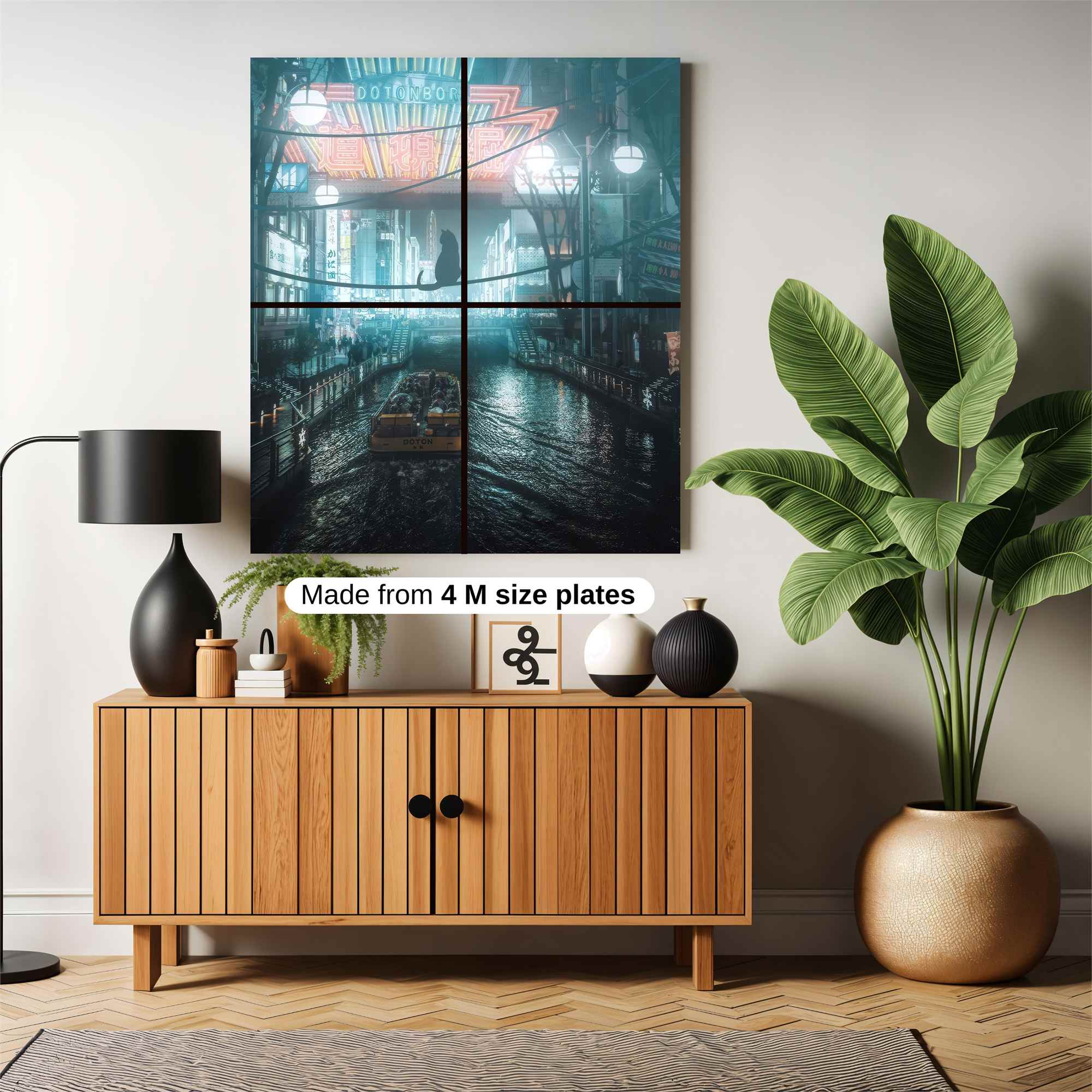 Dotonbori Dreamscape Safe Wall Magnetic / M