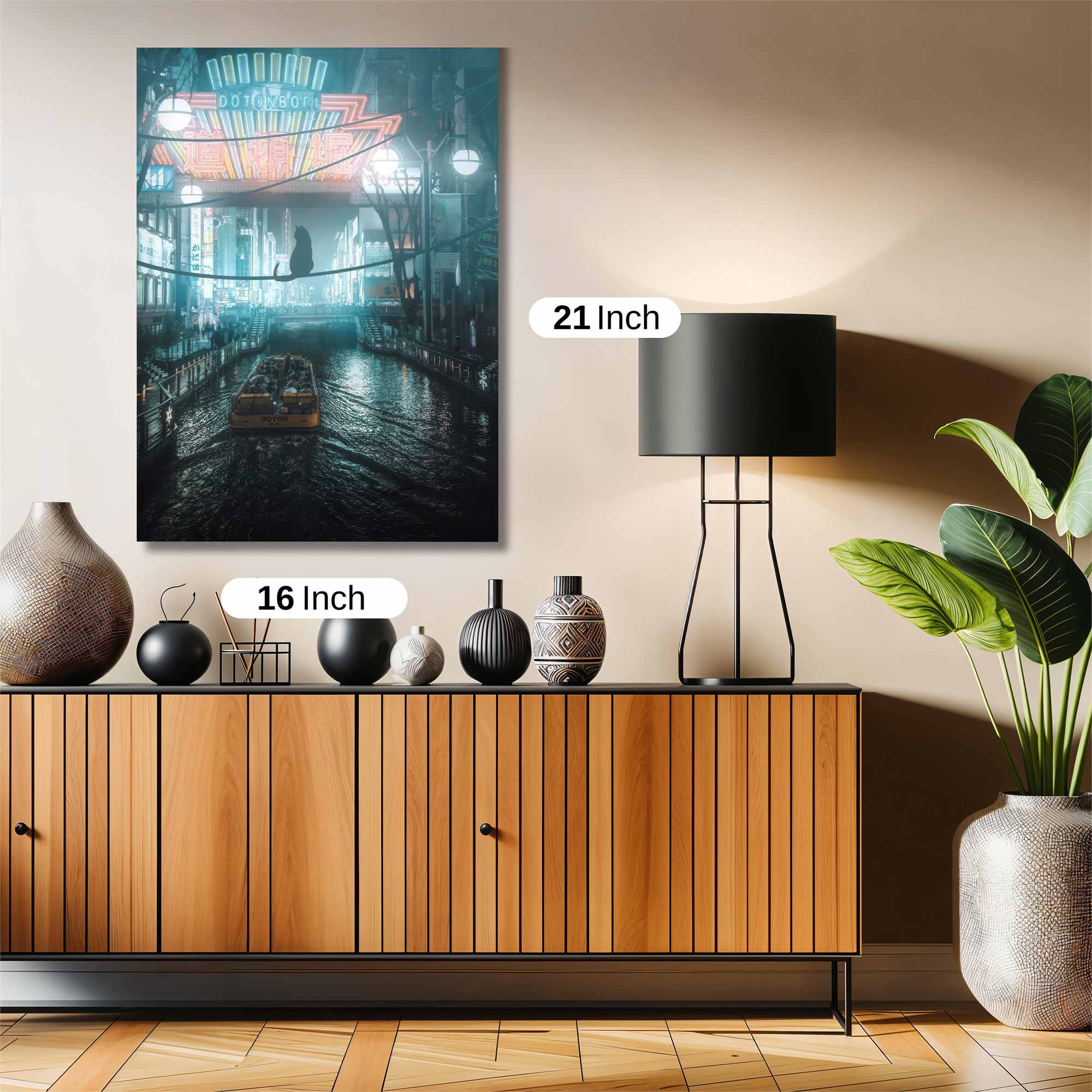 Dotonbori Dreamscape Safe Wall Magnetic / M