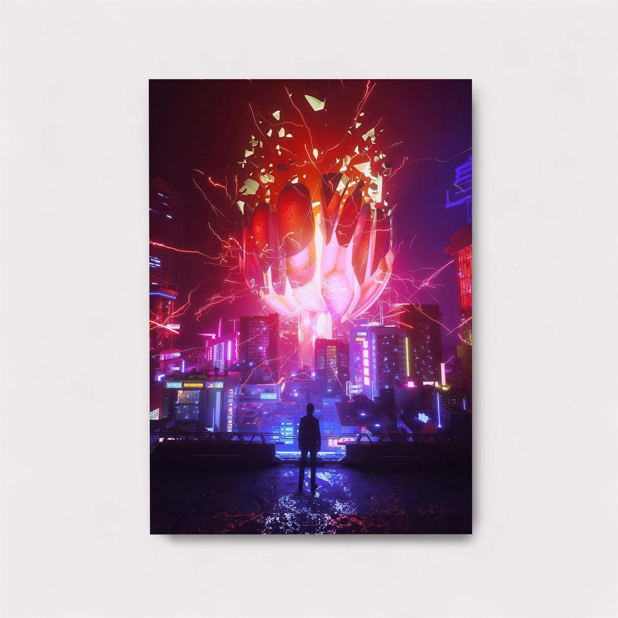 Neon Eruption Safe Wall Magnetic / M