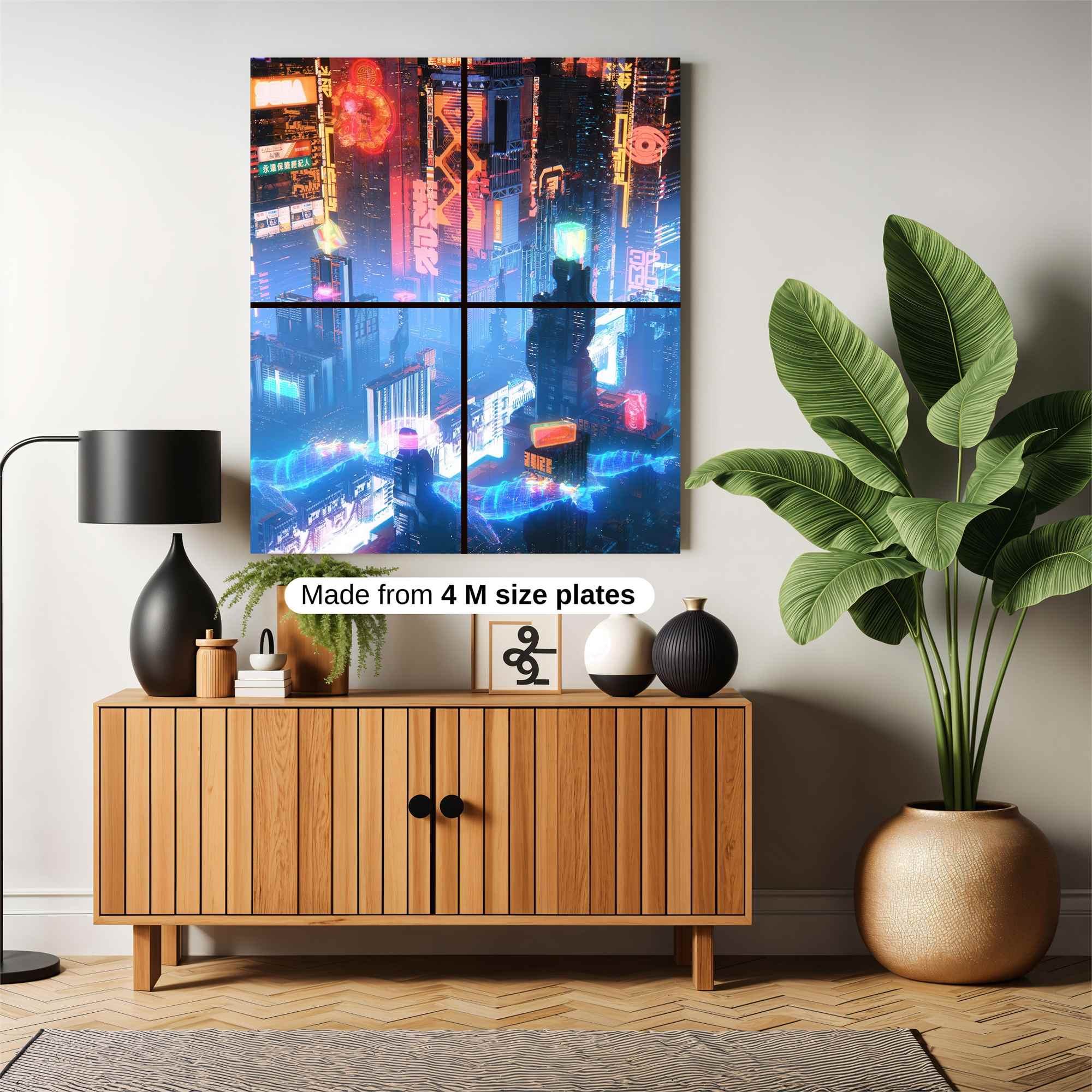 Neon Horizon Safe Wall Magnetic / M