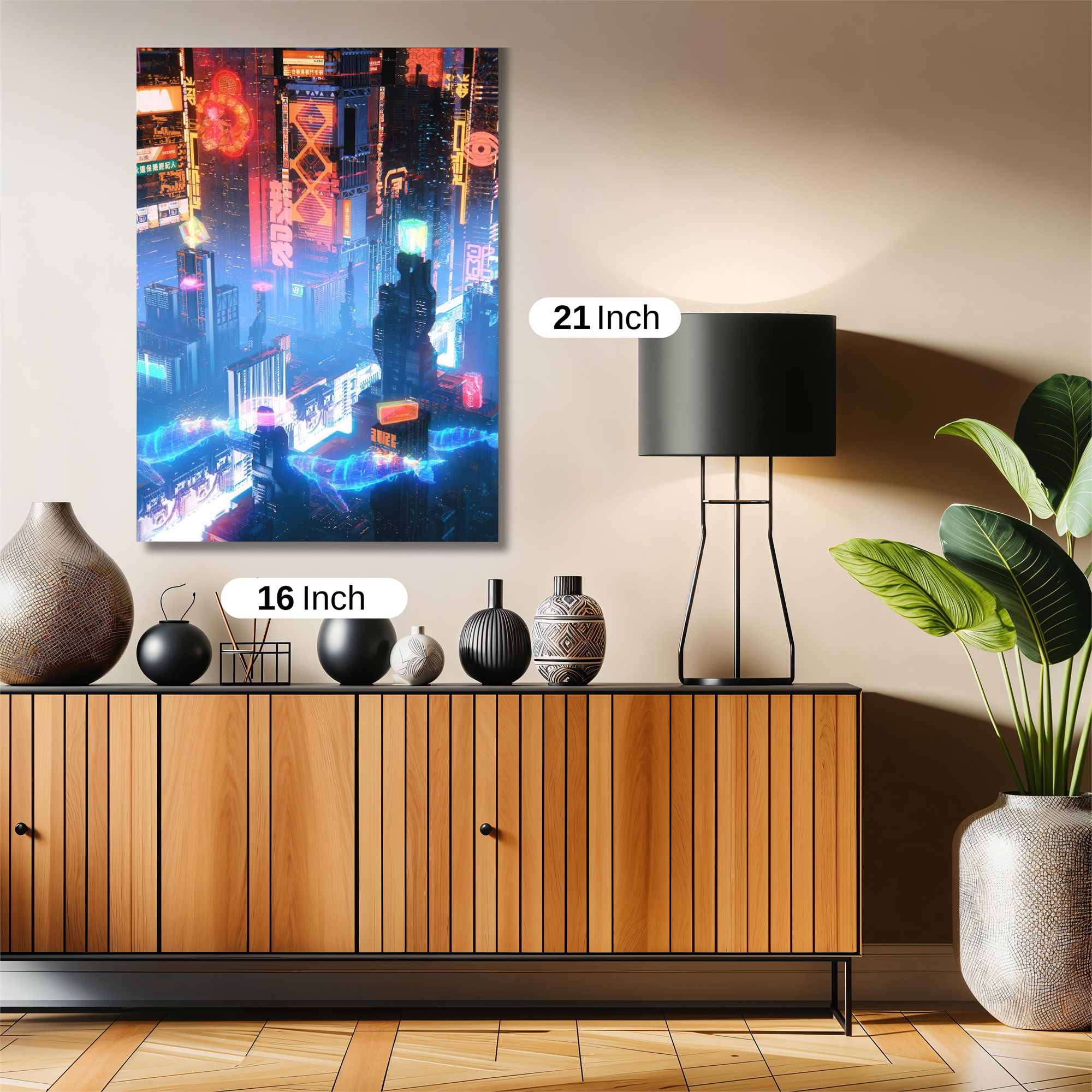 Neon Horizon Safe Wall Magnetic / M