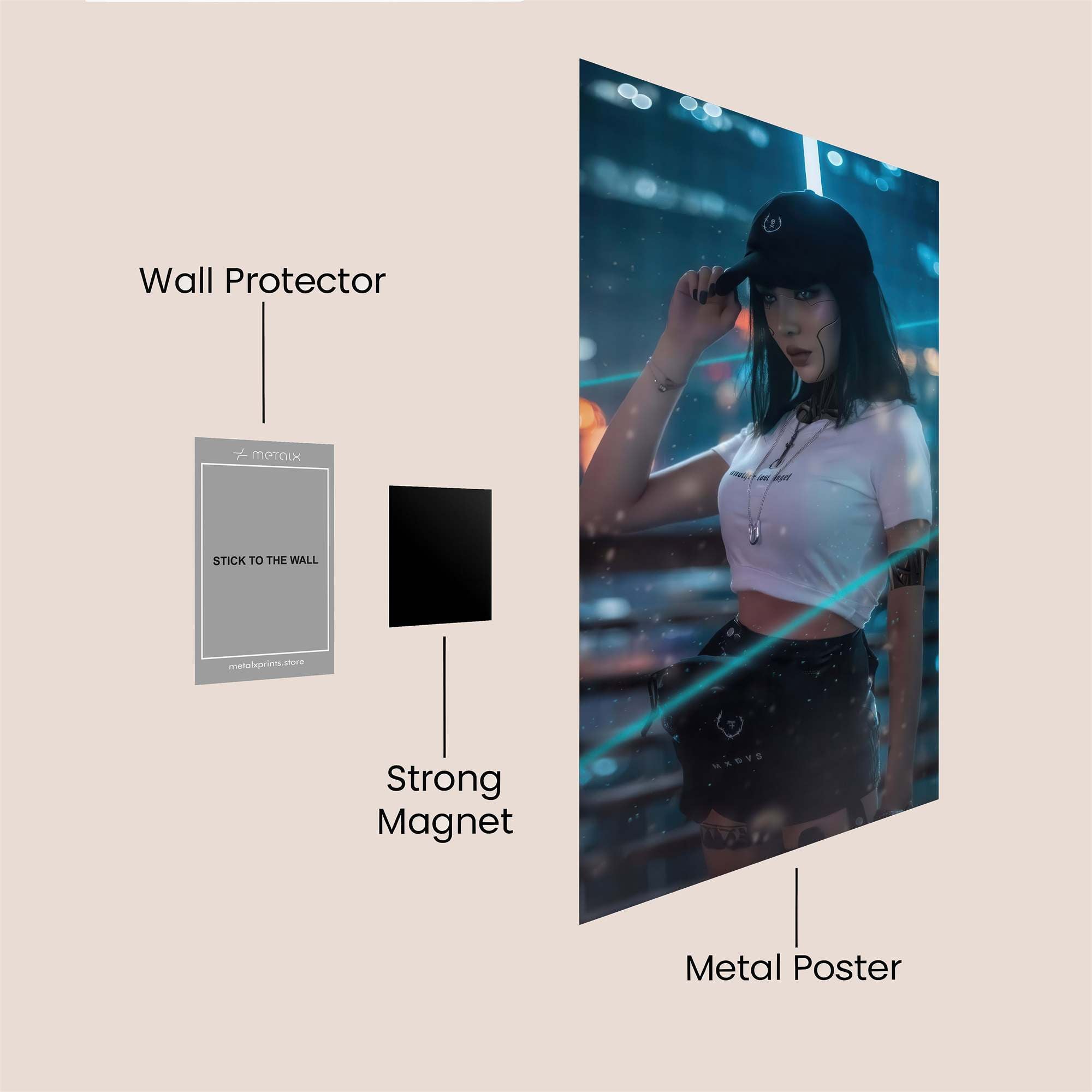 Urban Mystery Safe Wall Magnetic / M