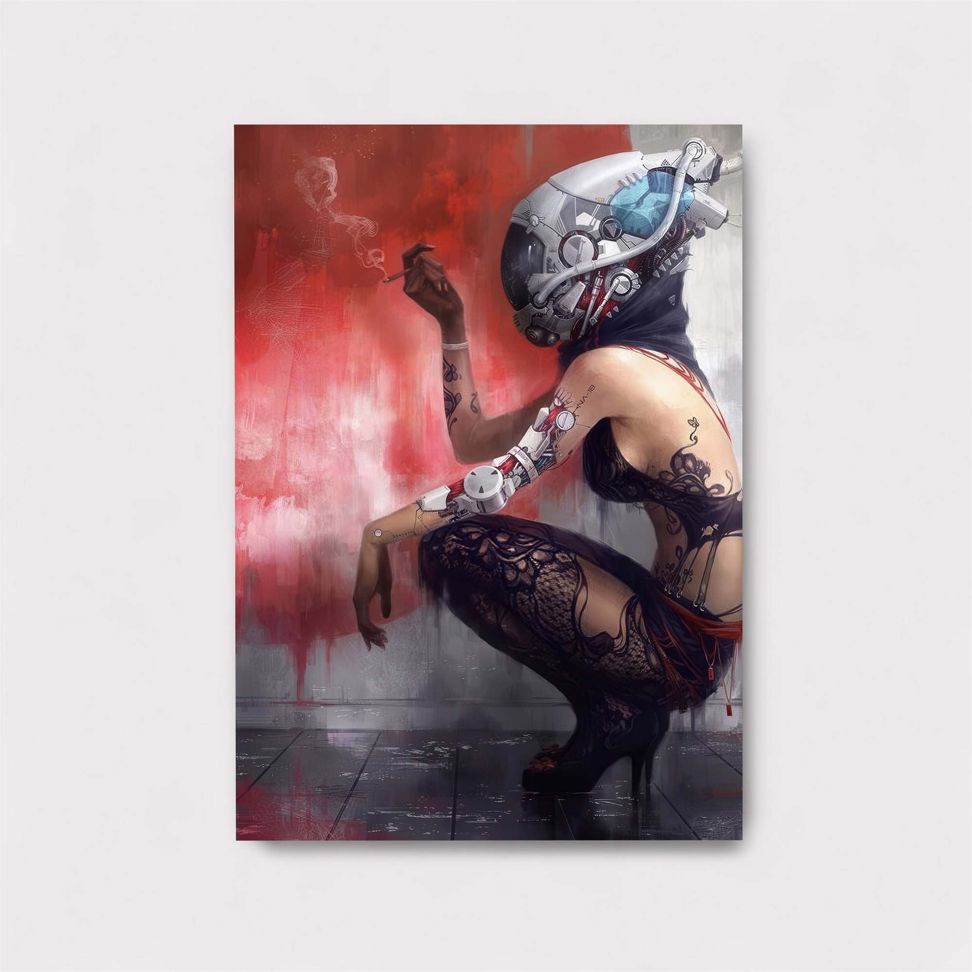 Cyber Rebel Safe Wall Magnetic / M