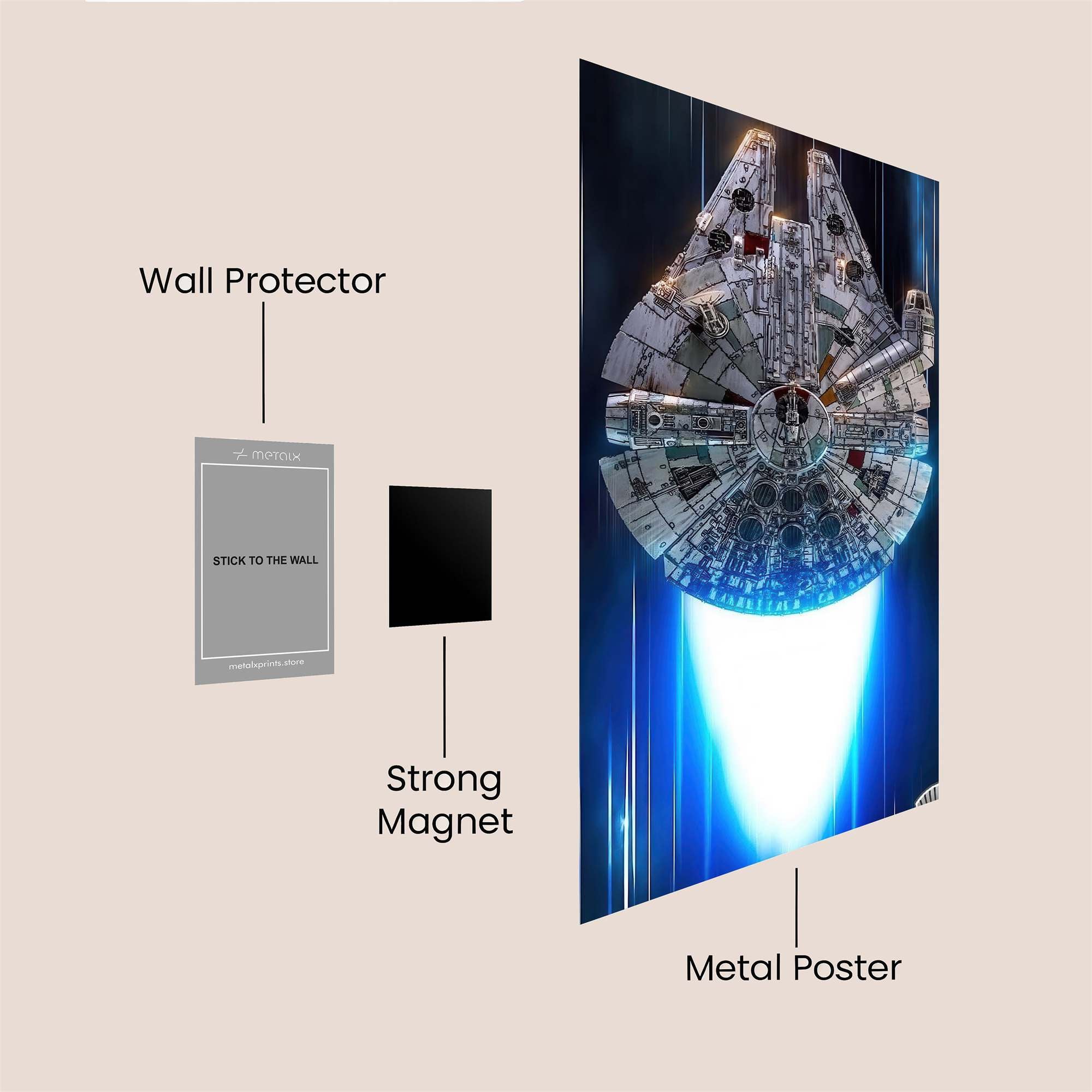 Falcon Ascension Safe Wall Magnetic / M