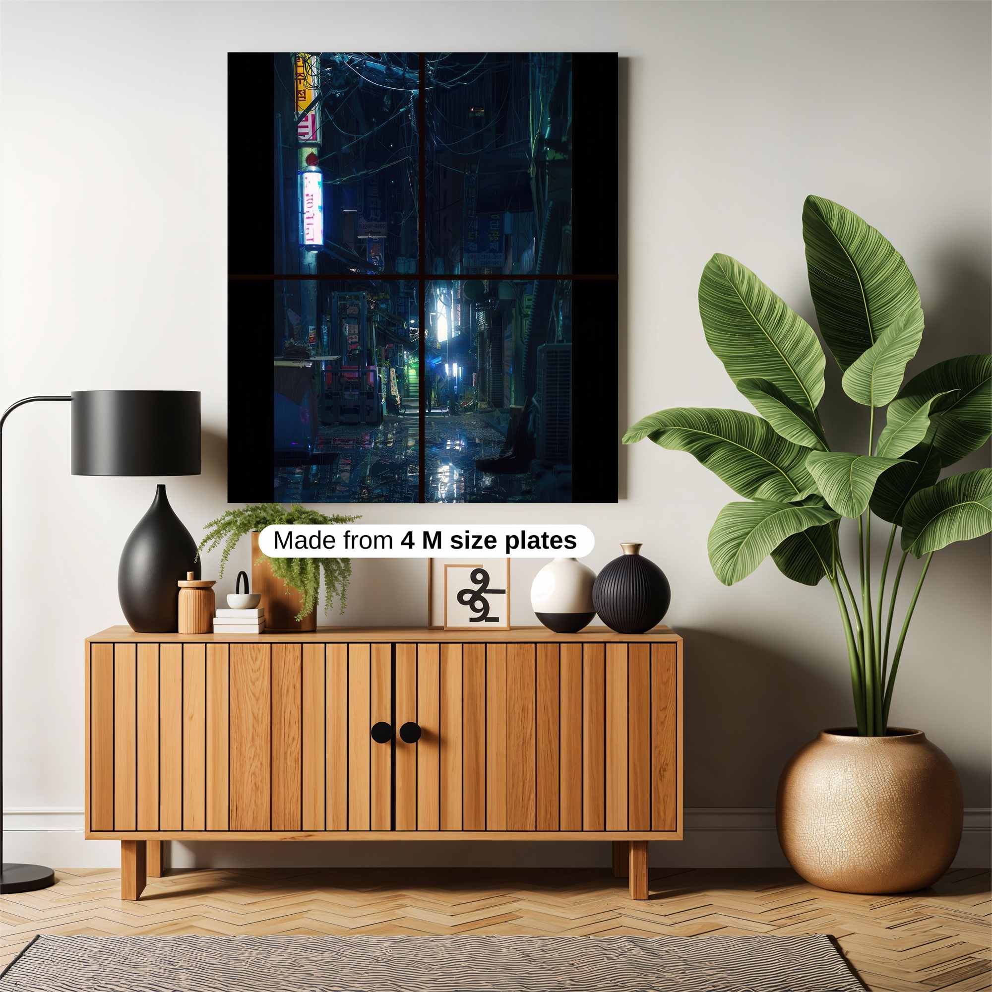 Neon Serenity Safe Wall Magnetic / M