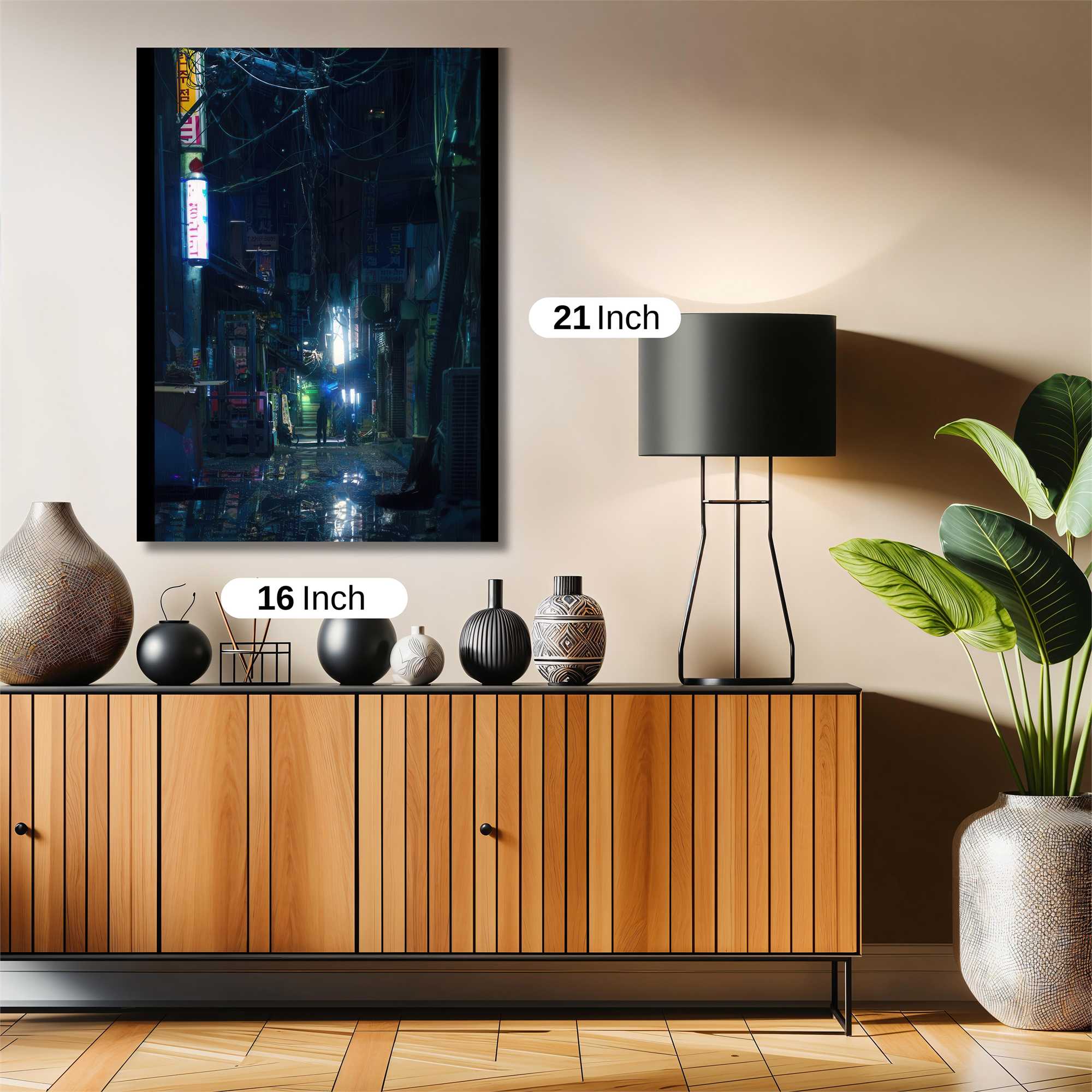 Neon Serenity Safe Wall Magnetic / M