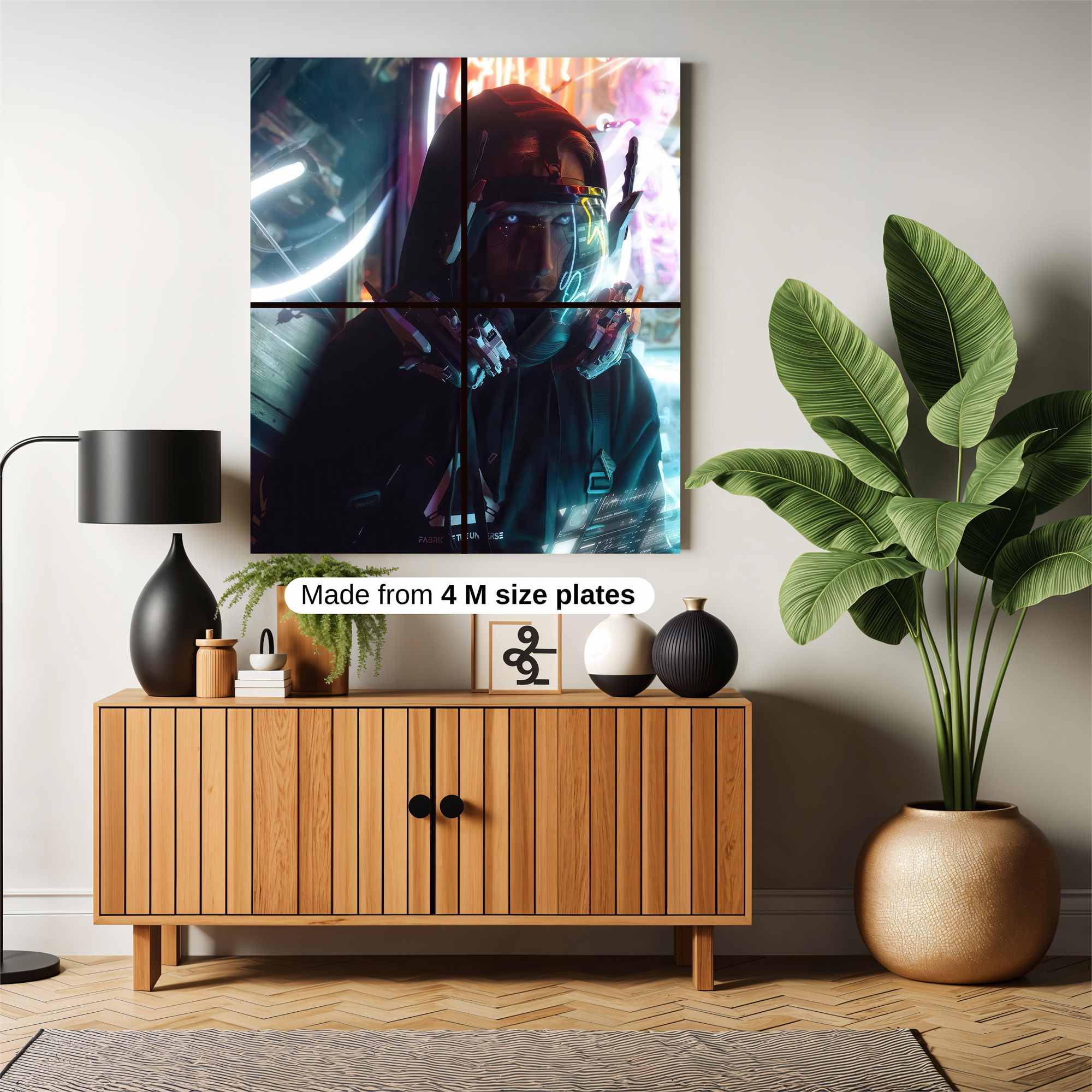 Futuristic Vibes Safe Wall Magnetic / M