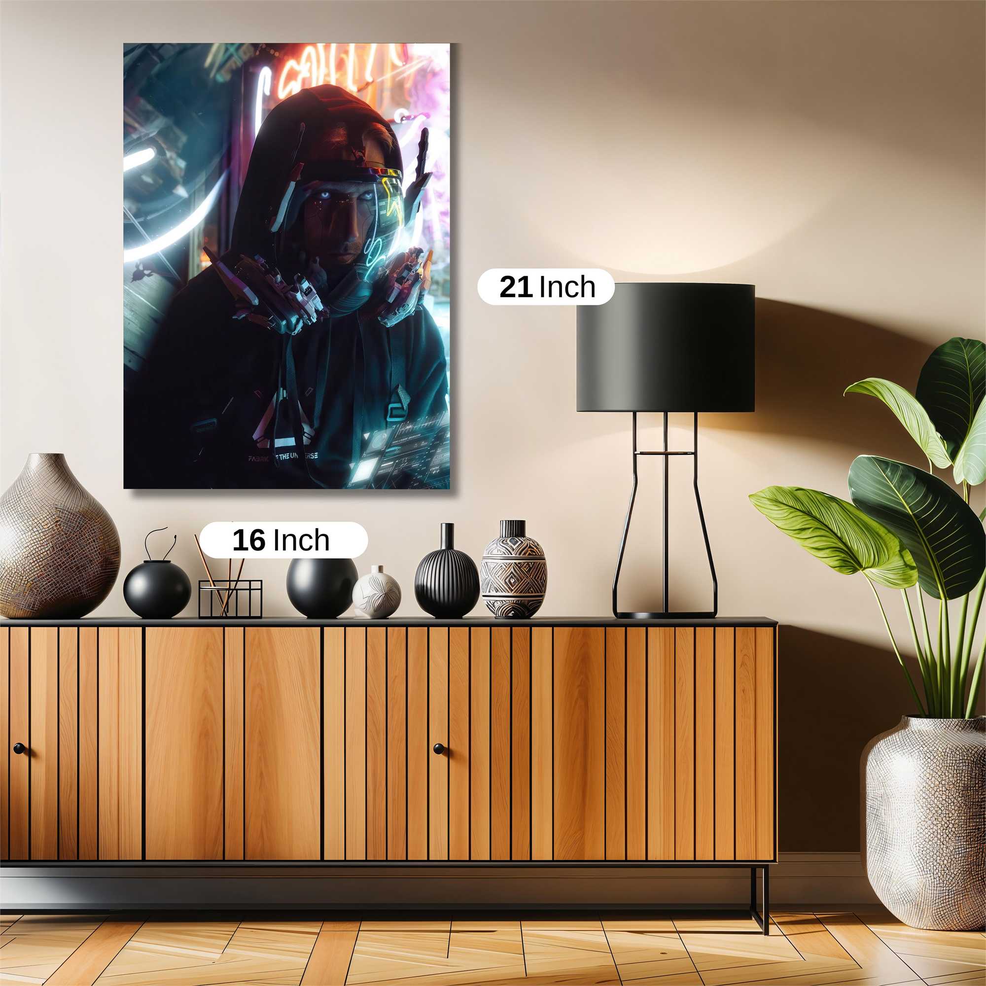 Futuristic Vibes Safe Wall Magnetic / M