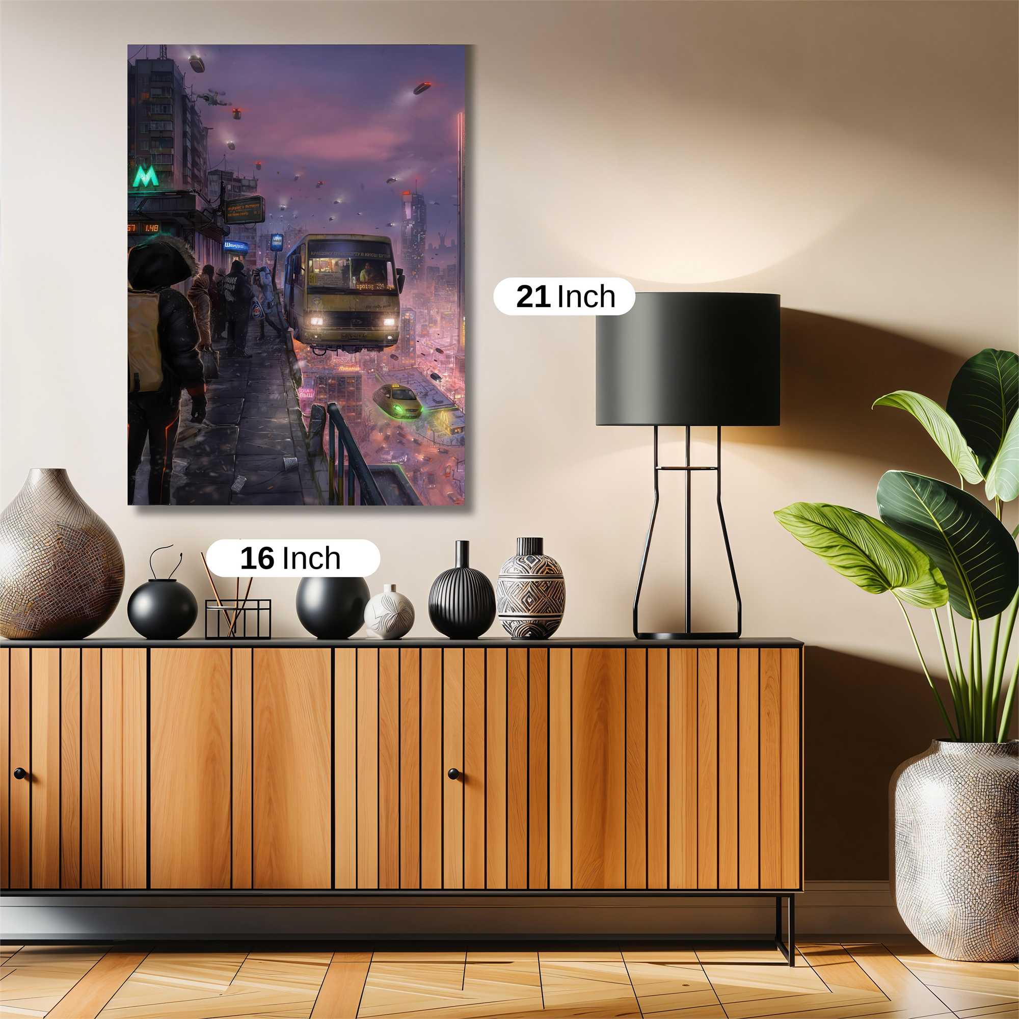 Futuristic Whirl Safe Wall Magnetic / M